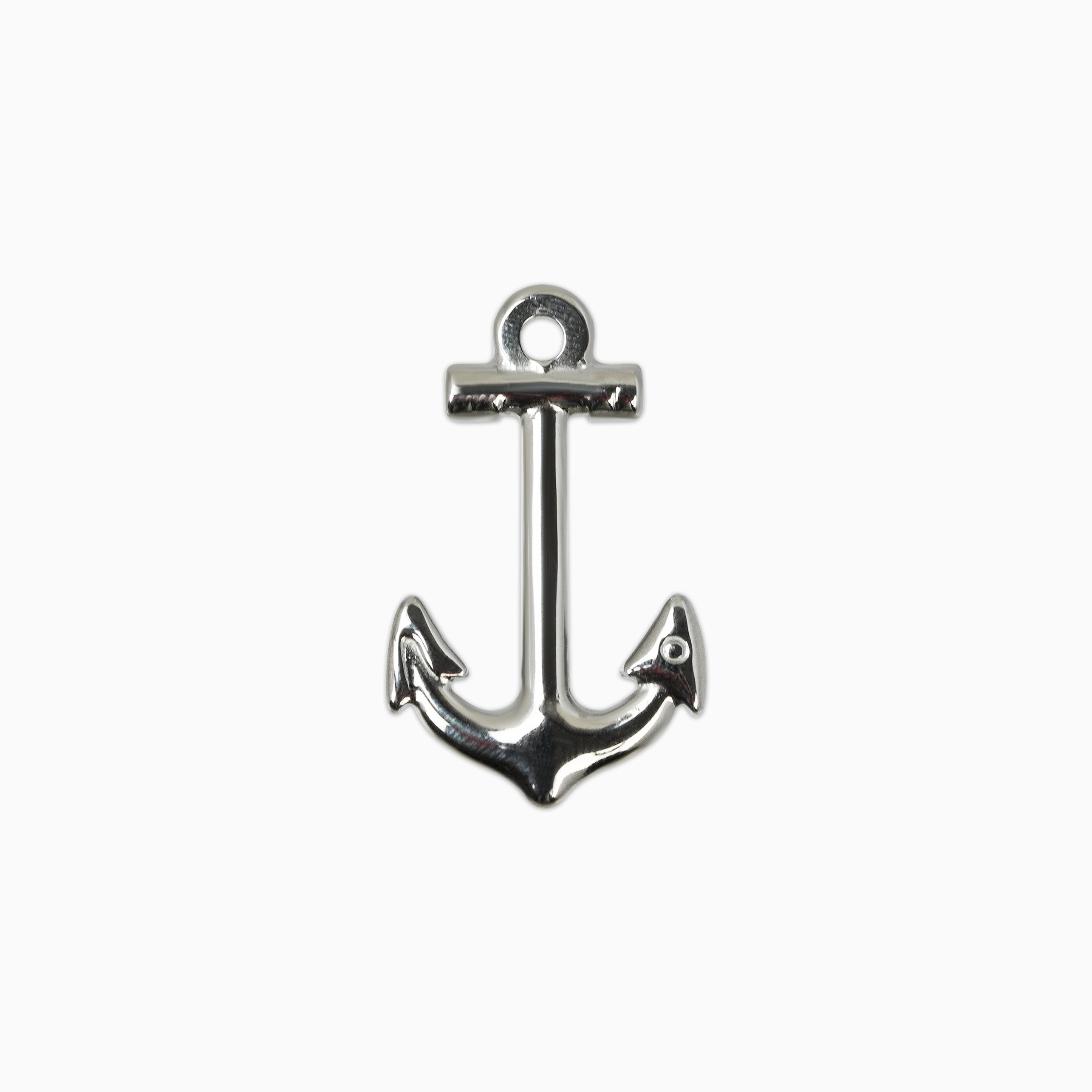 Colgante Ancla Marina Oro Blanco