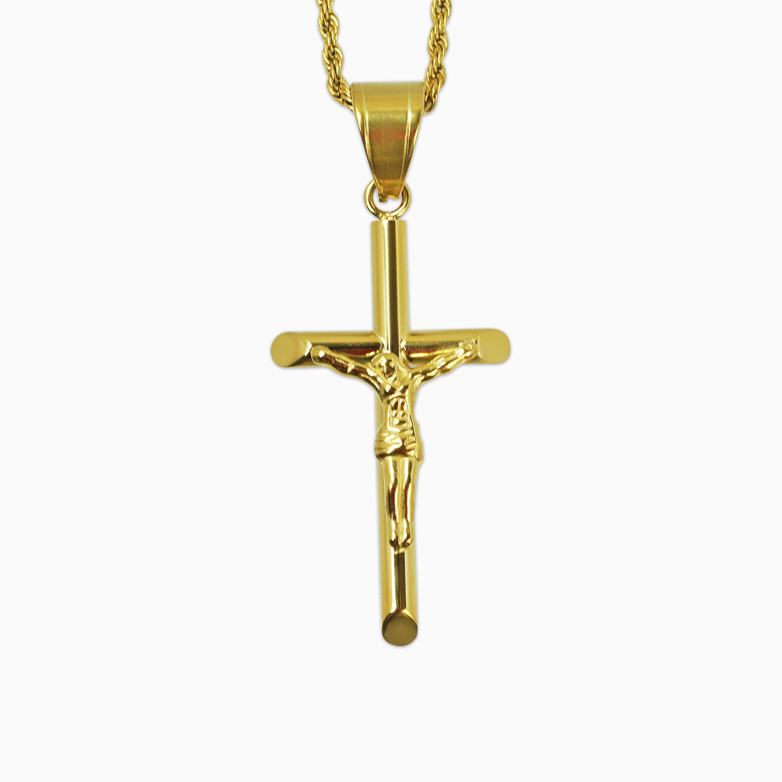 Colgante Crucificado Oro 18K
