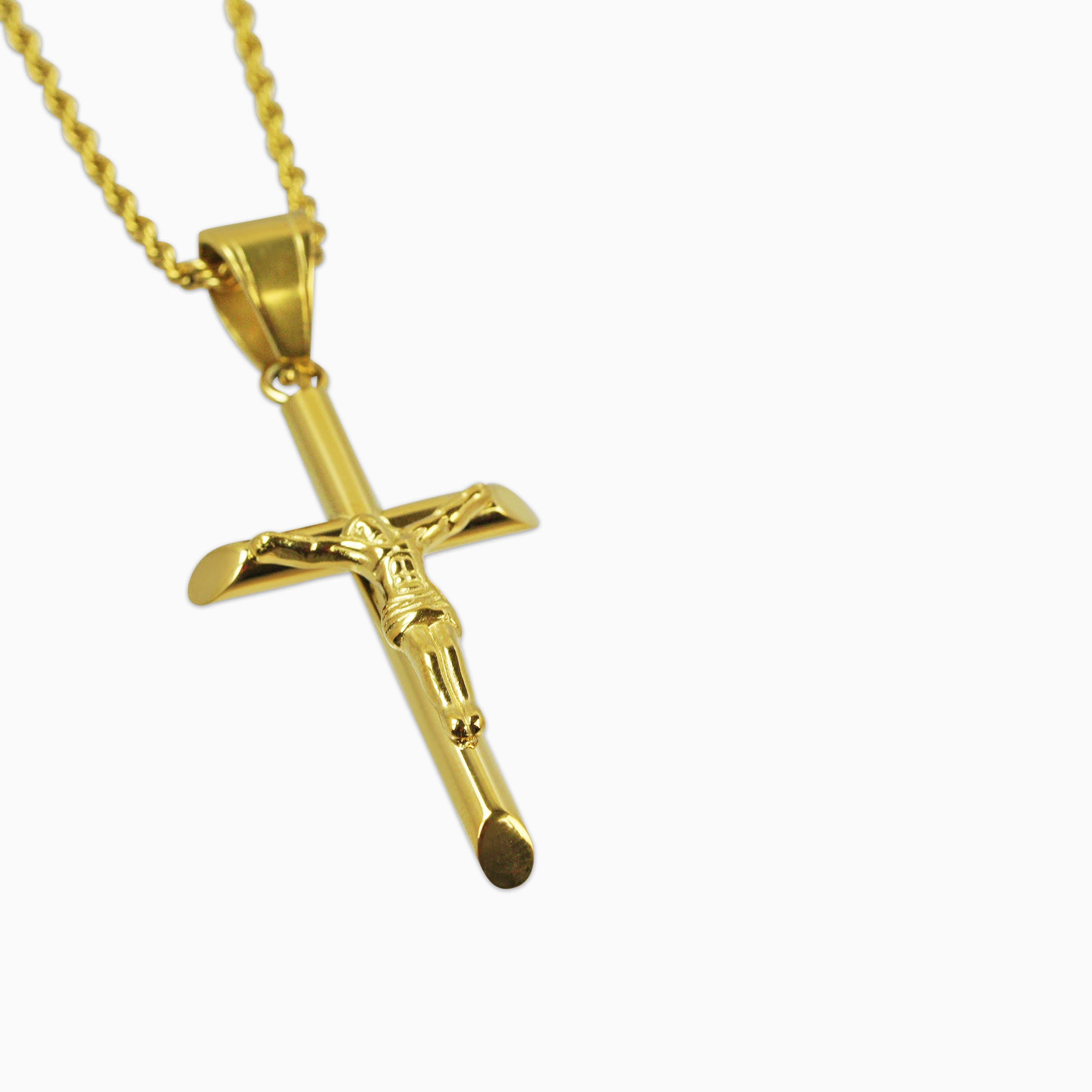 Colgante Crucificado Oro 18K