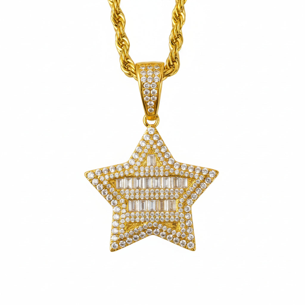BAGUETTE STAR PENDANT