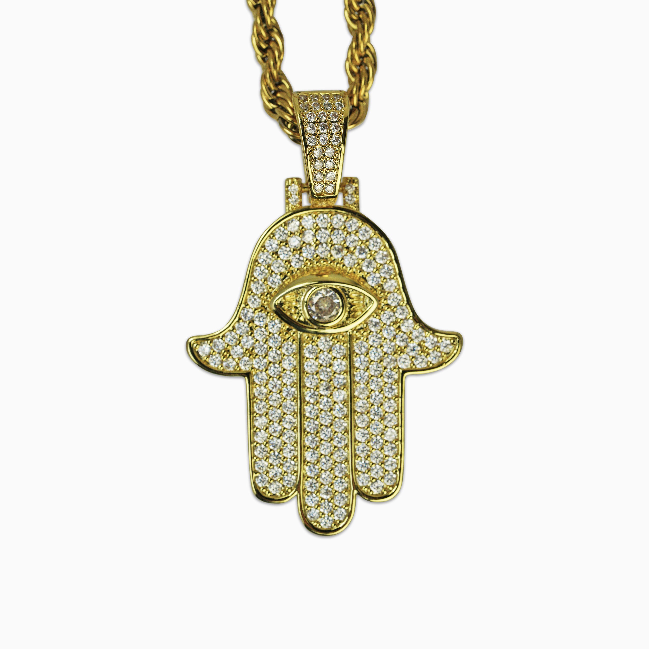 Colgante Mano de Fátima Oro 18K