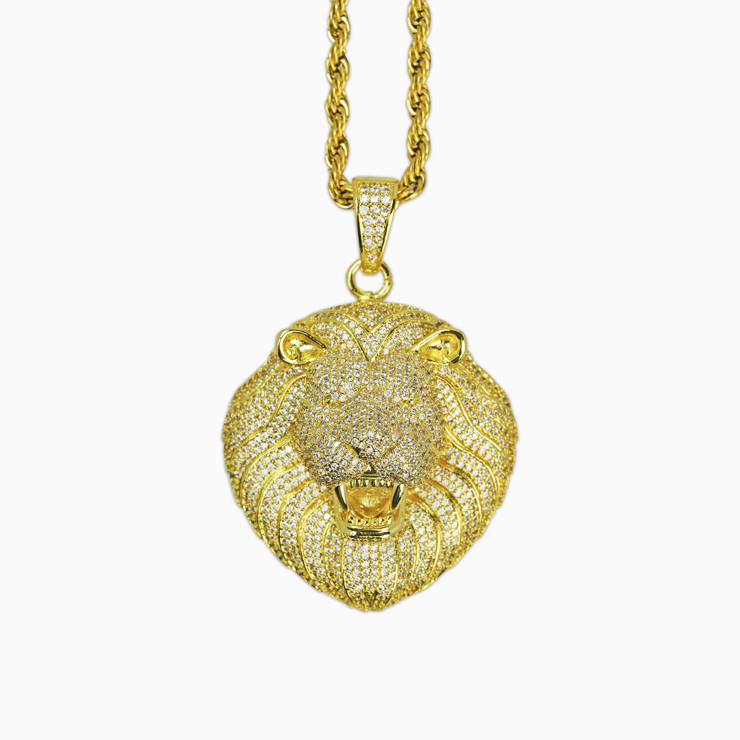 Colgante León Oro 18K