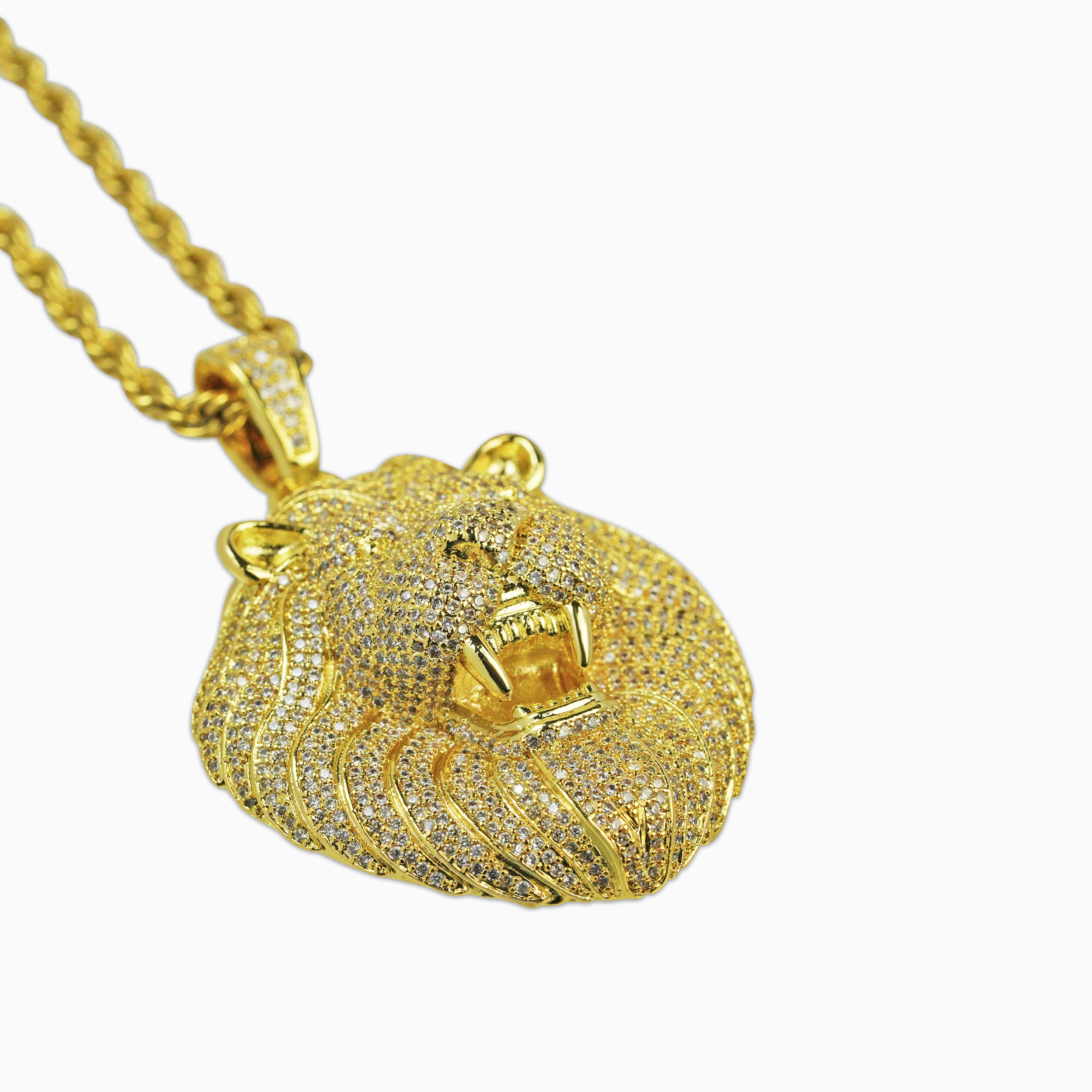 Colgante León Oro 18K