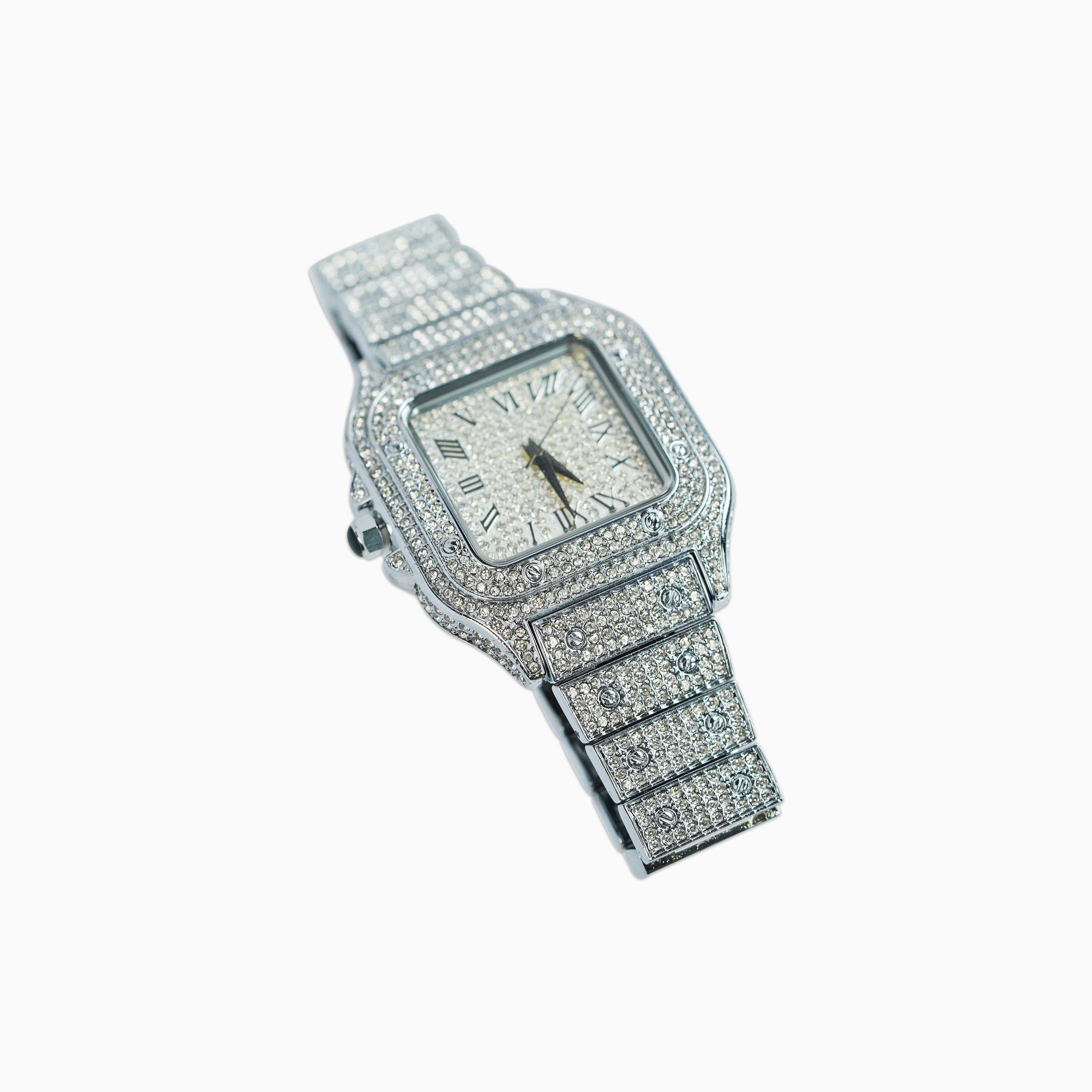 Reloj Santoz Clásico Oro Blanco