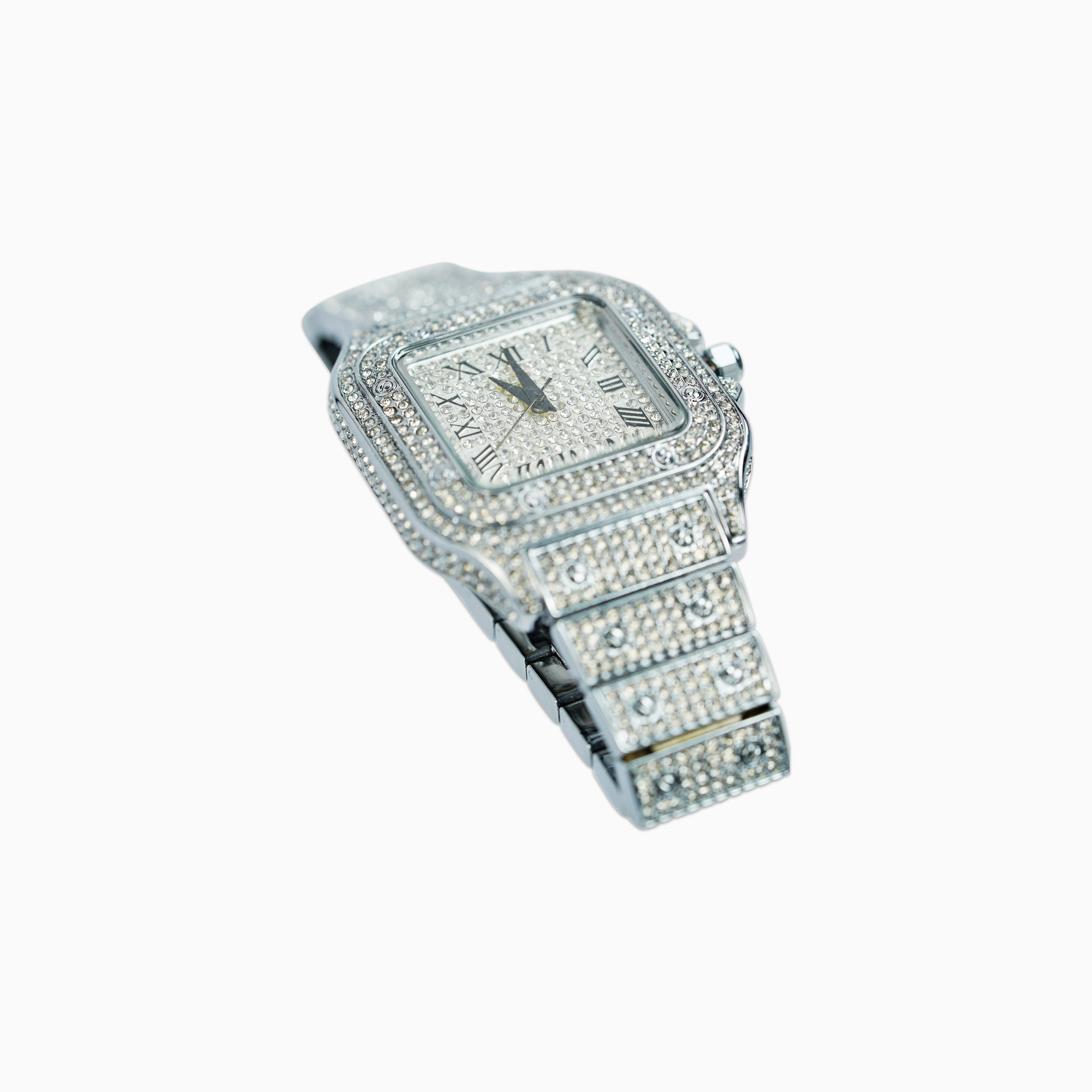 Reloj Santoz Clásico Oro Blanco