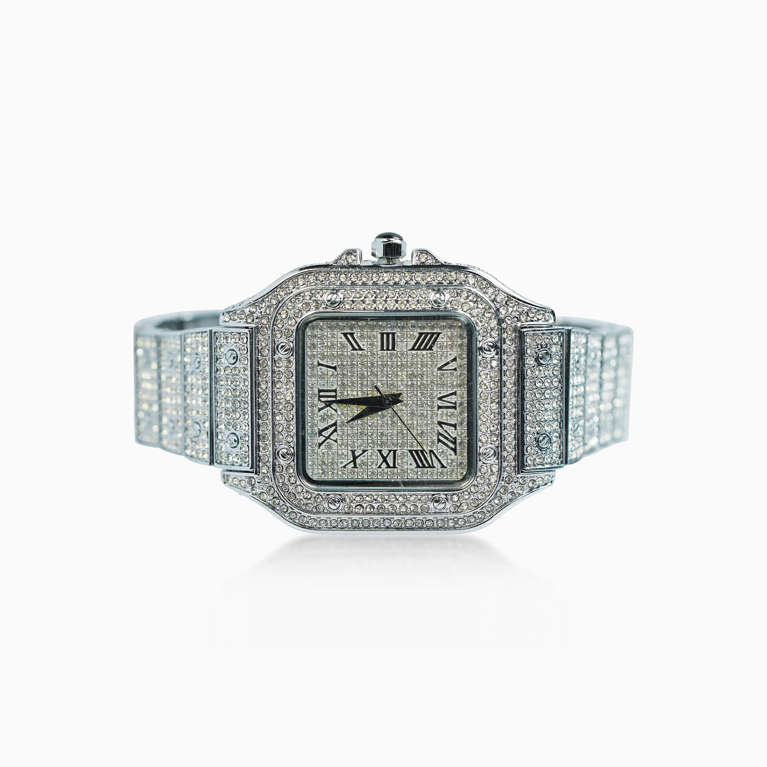 Reloj Santoz Clásico Oro Blanco