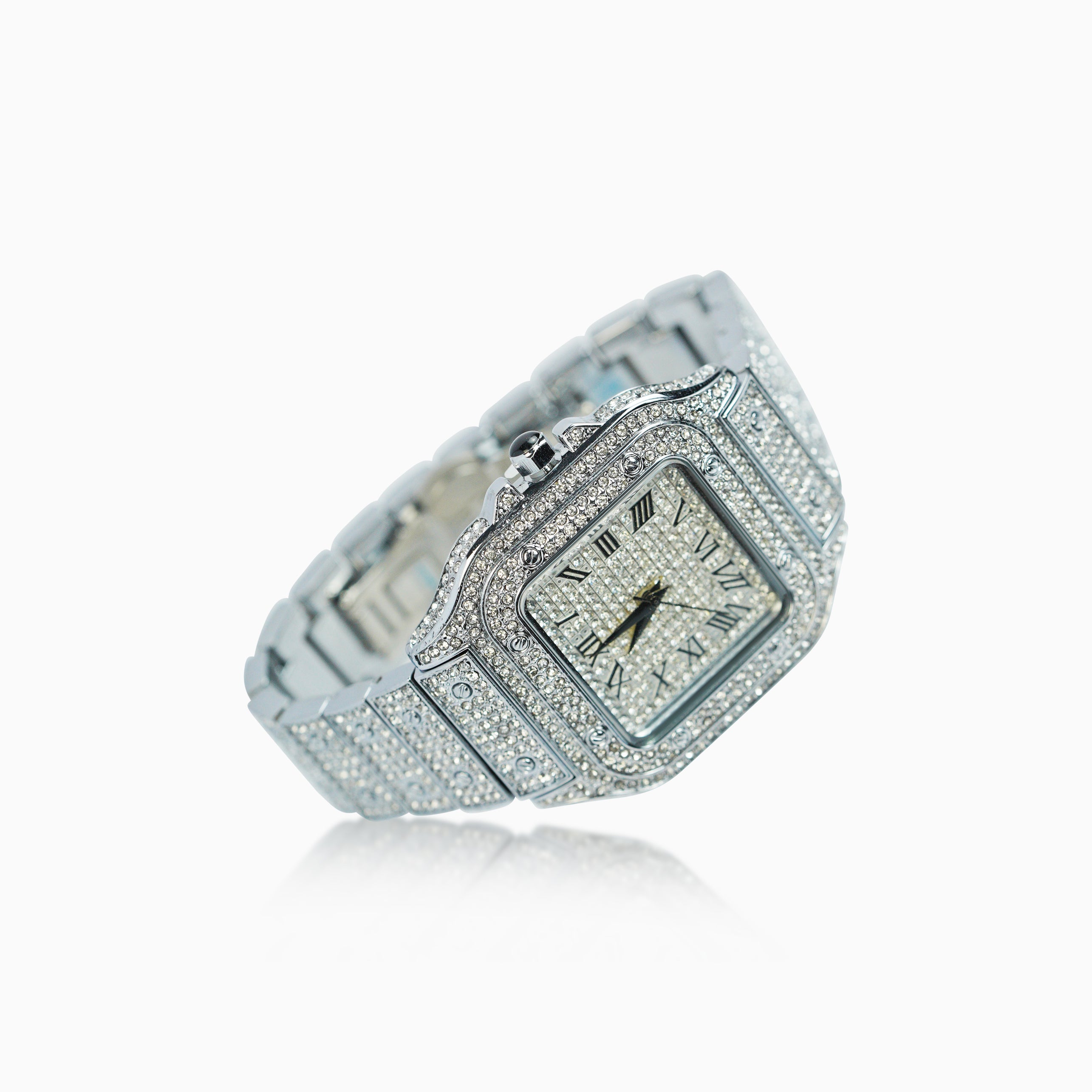 Reloj Santoz Clásico Oro Blanco
