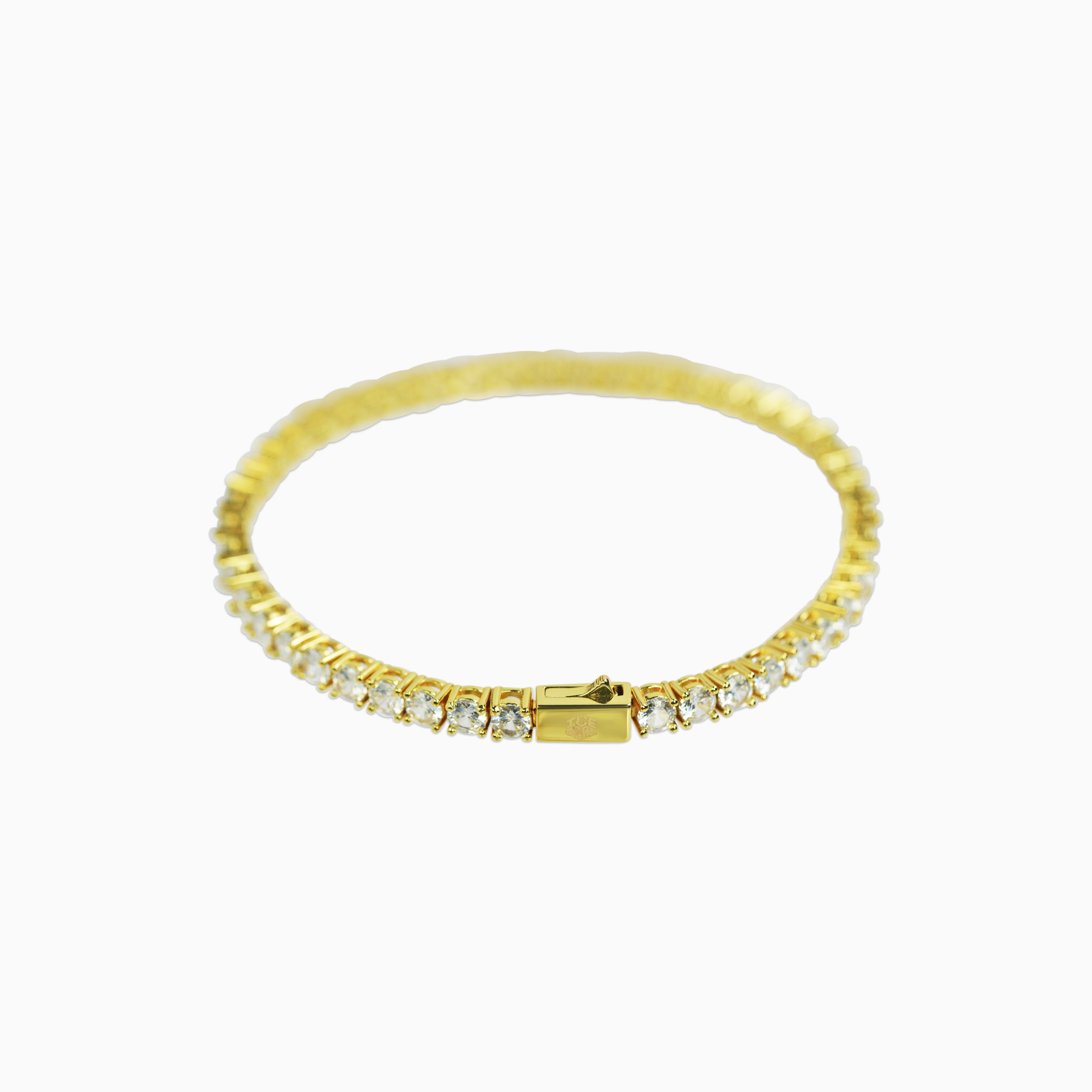 Brazalete Tenis 2.0 Oro 18K