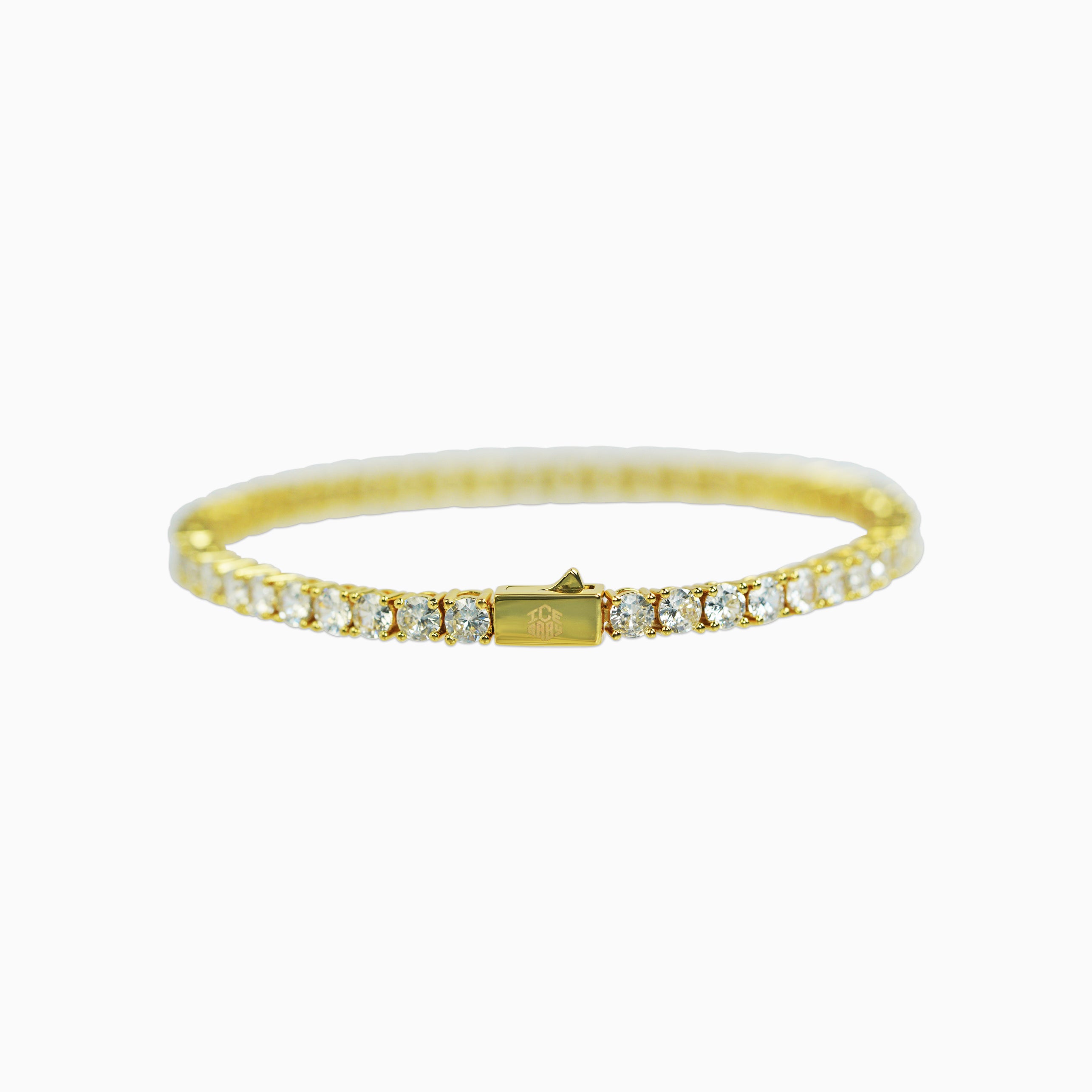 Brazalete Tenis 2.0 Oro 18K