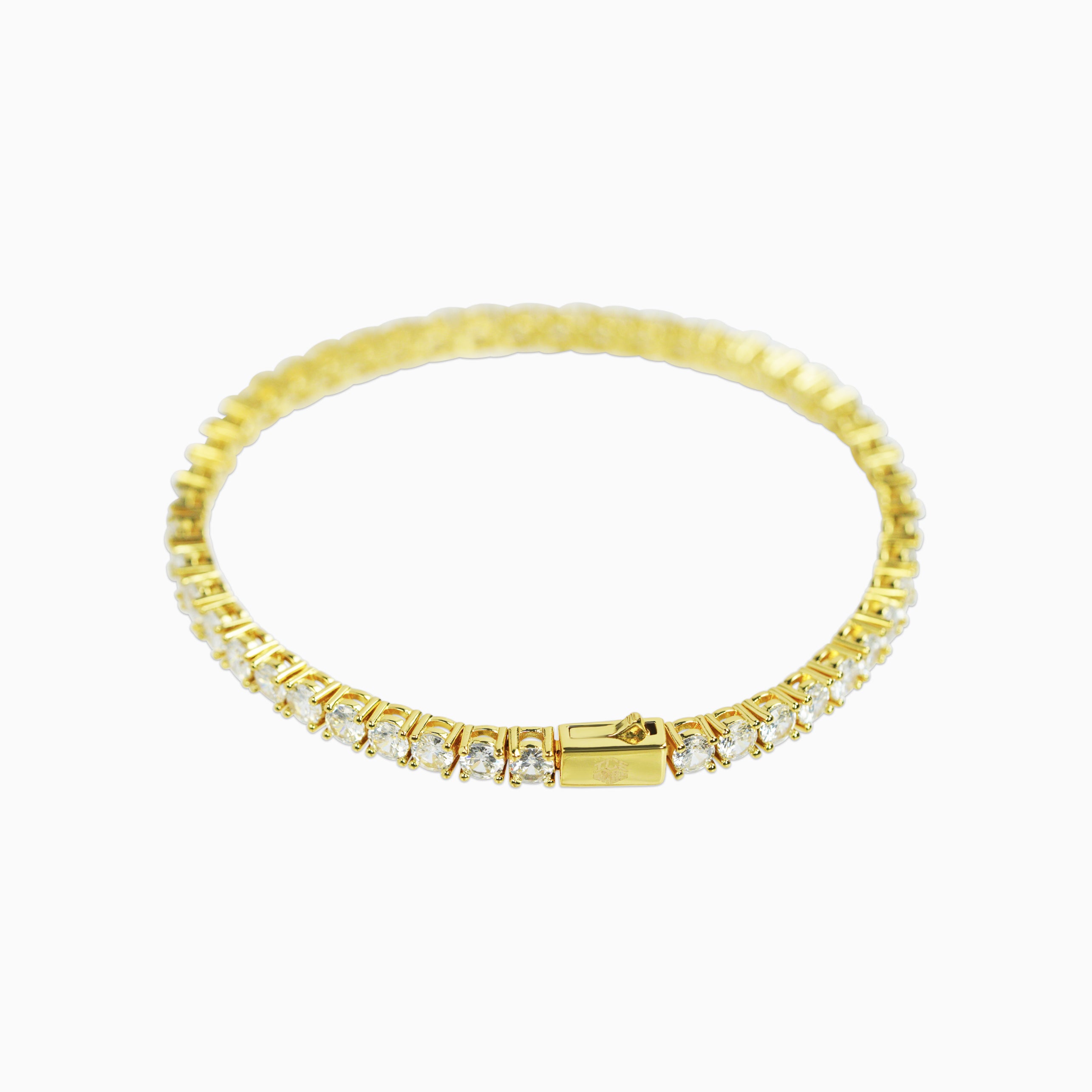 Brazalete Tenis 2.0 Oro 18K