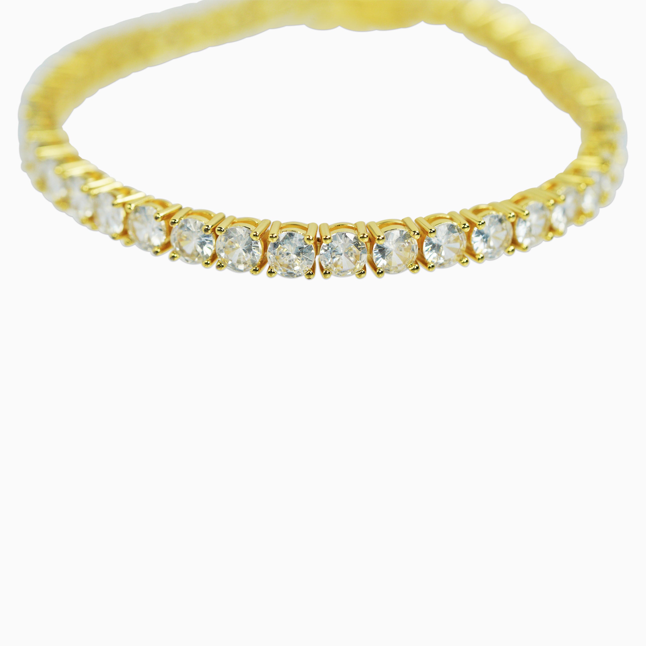 Brazalete Tenis 2.0 Oro 18K