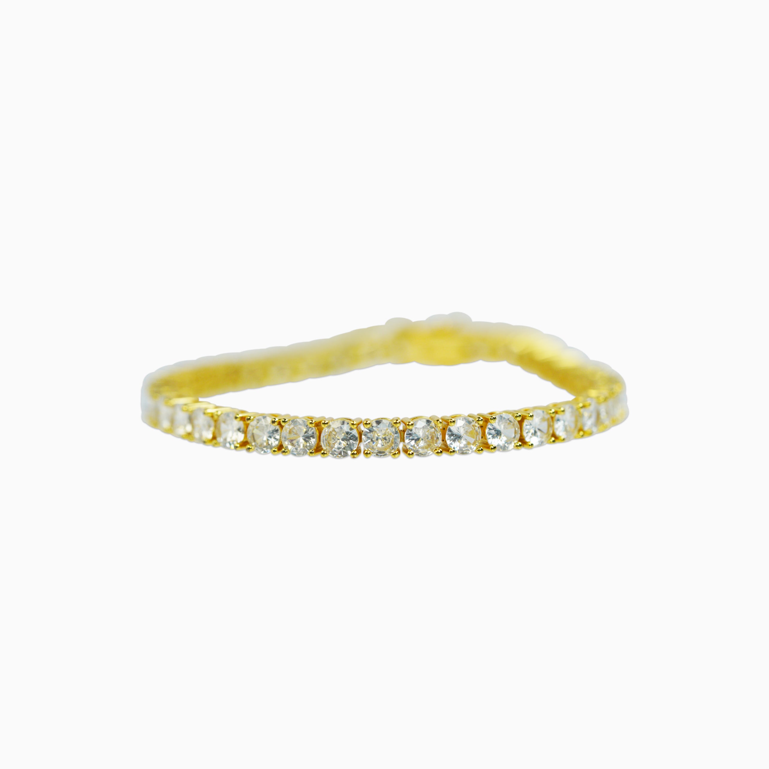 Brazalete Tenis 2.0 Oro 18K