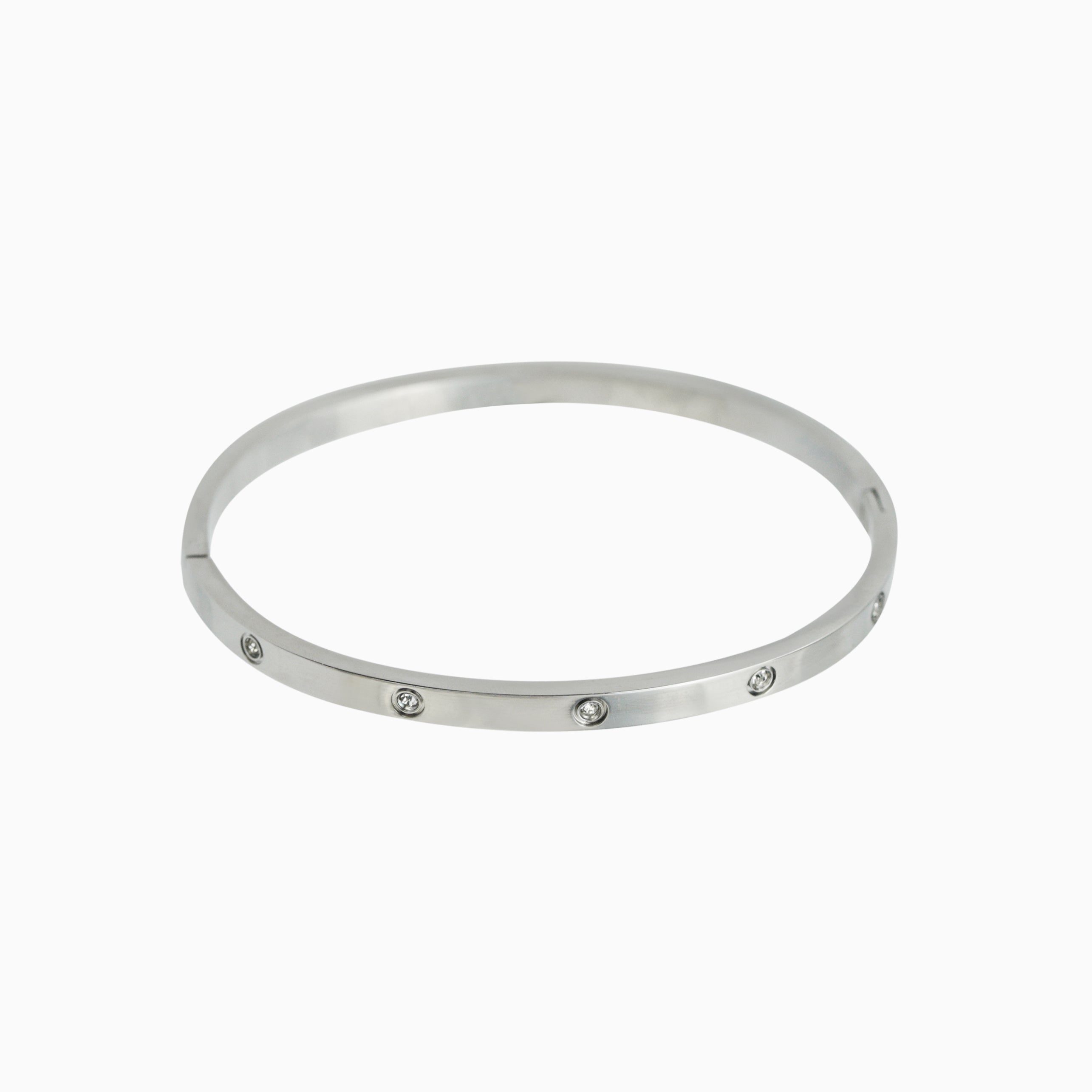 Brazalete Love Oro Blanco Mujer