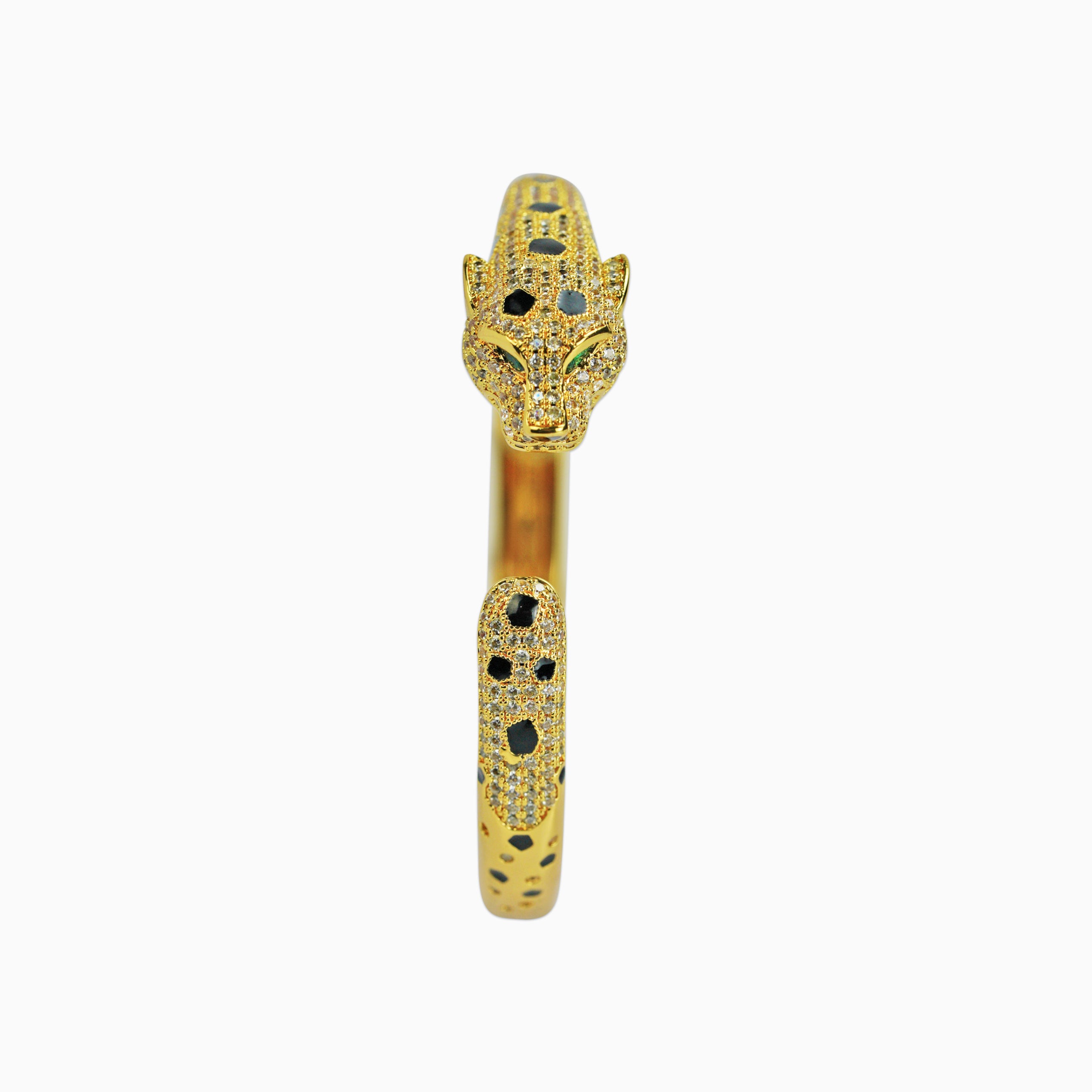 Brazalete Pantera Ice Oro 18K