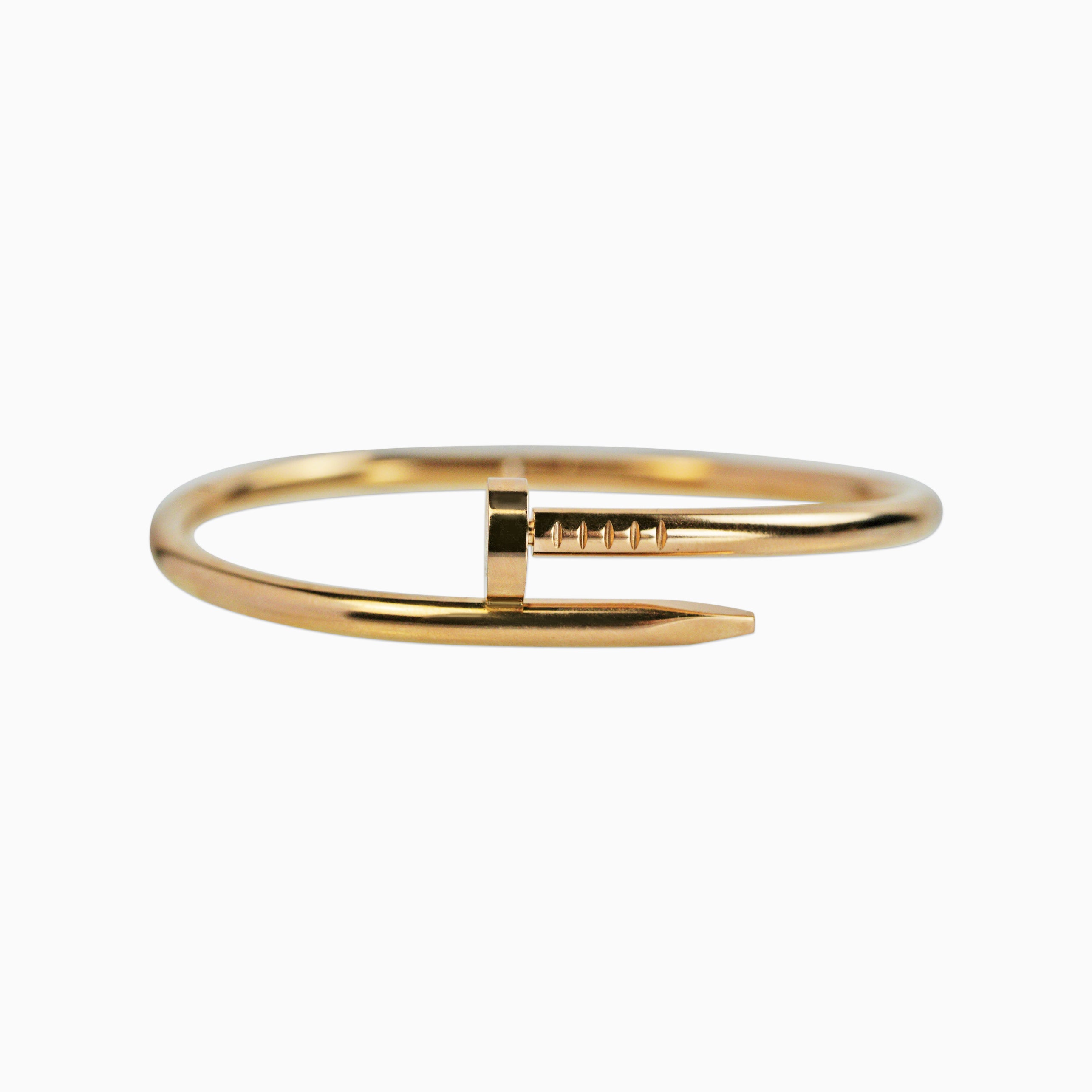 Brazalete Clavo Oro Rosa Mujer