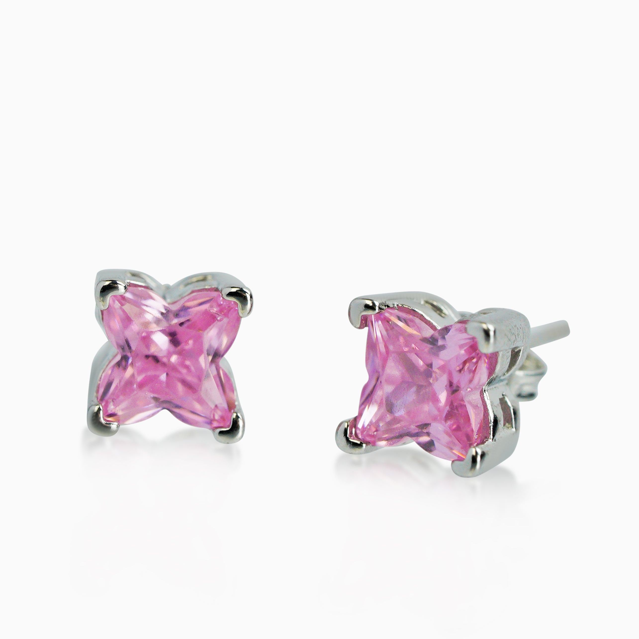 Polaris Pink Earrings 925 Silver