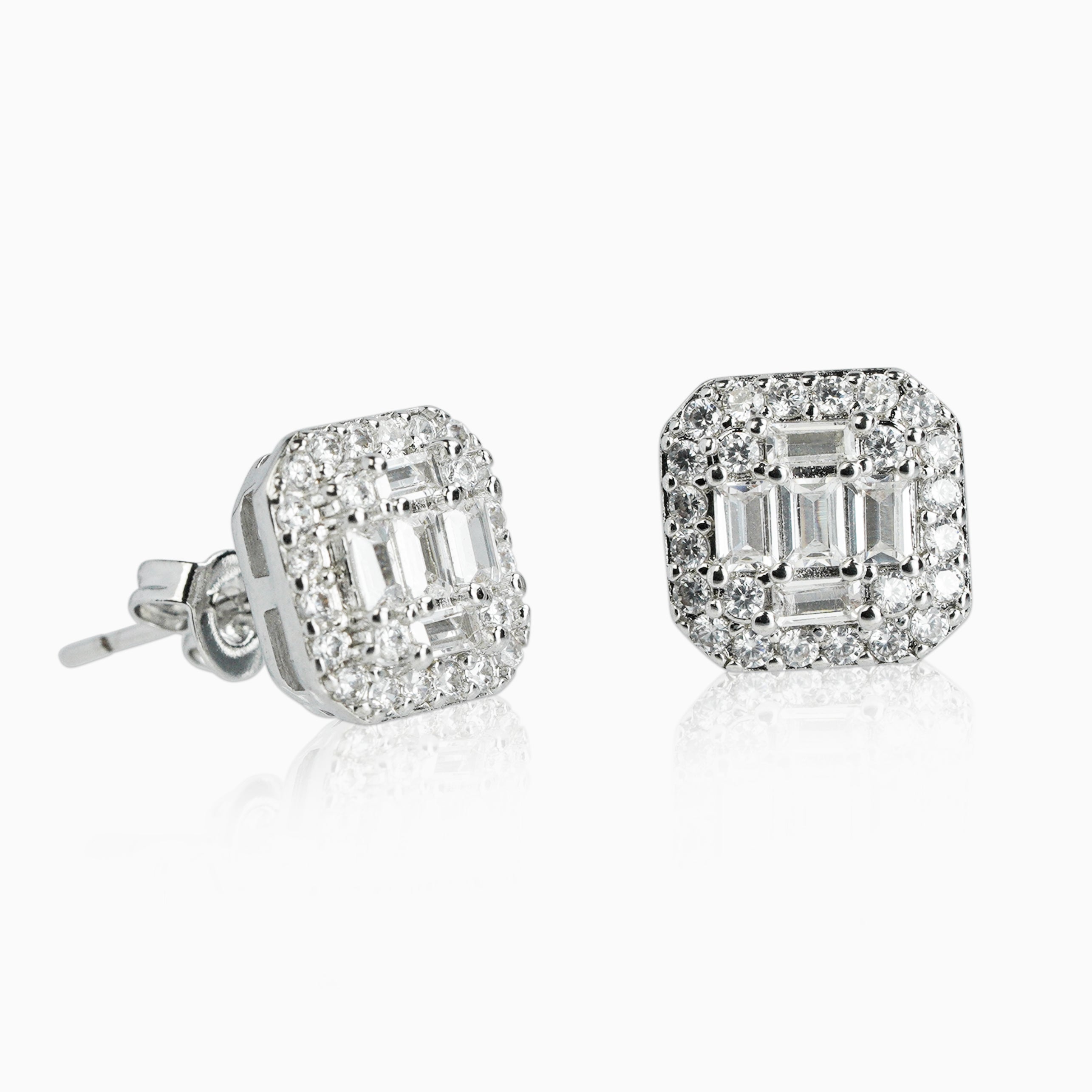 Pendientes Baguettes Deluxe Plata 925