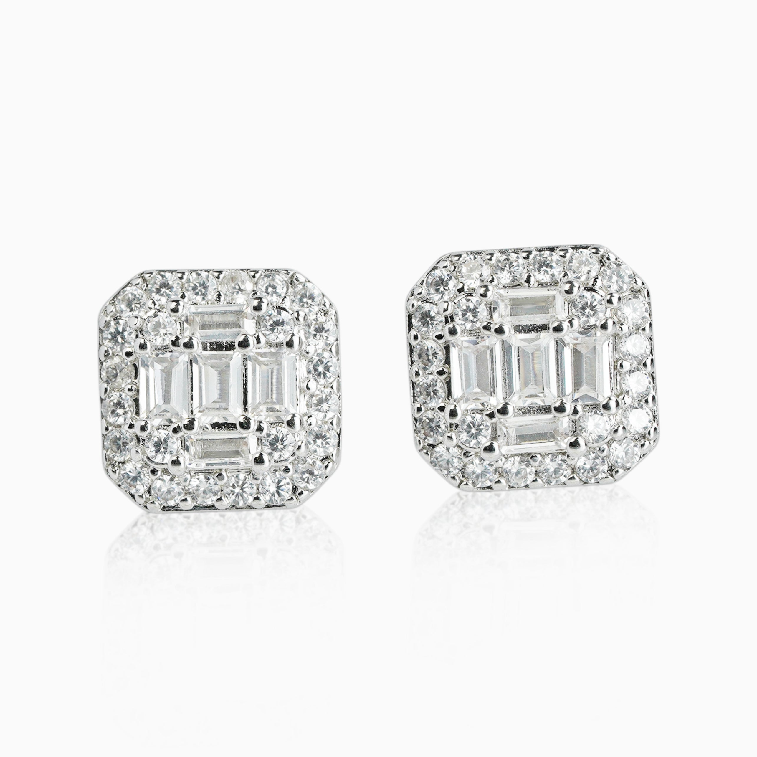 Pendientes Baguettes Deluxe Plata 925