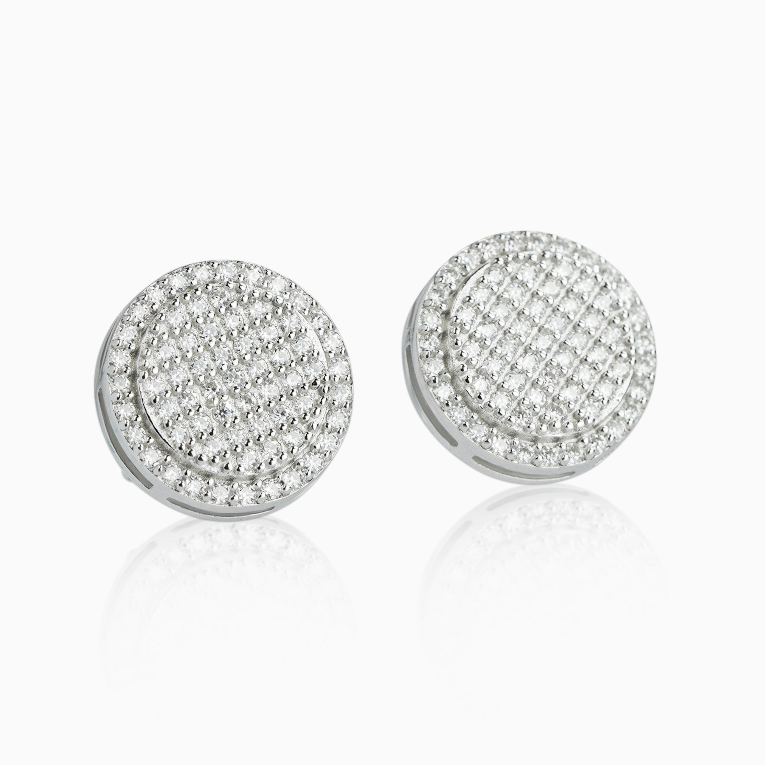 Pendientes Superstar VVS Moissanite + Plata 925