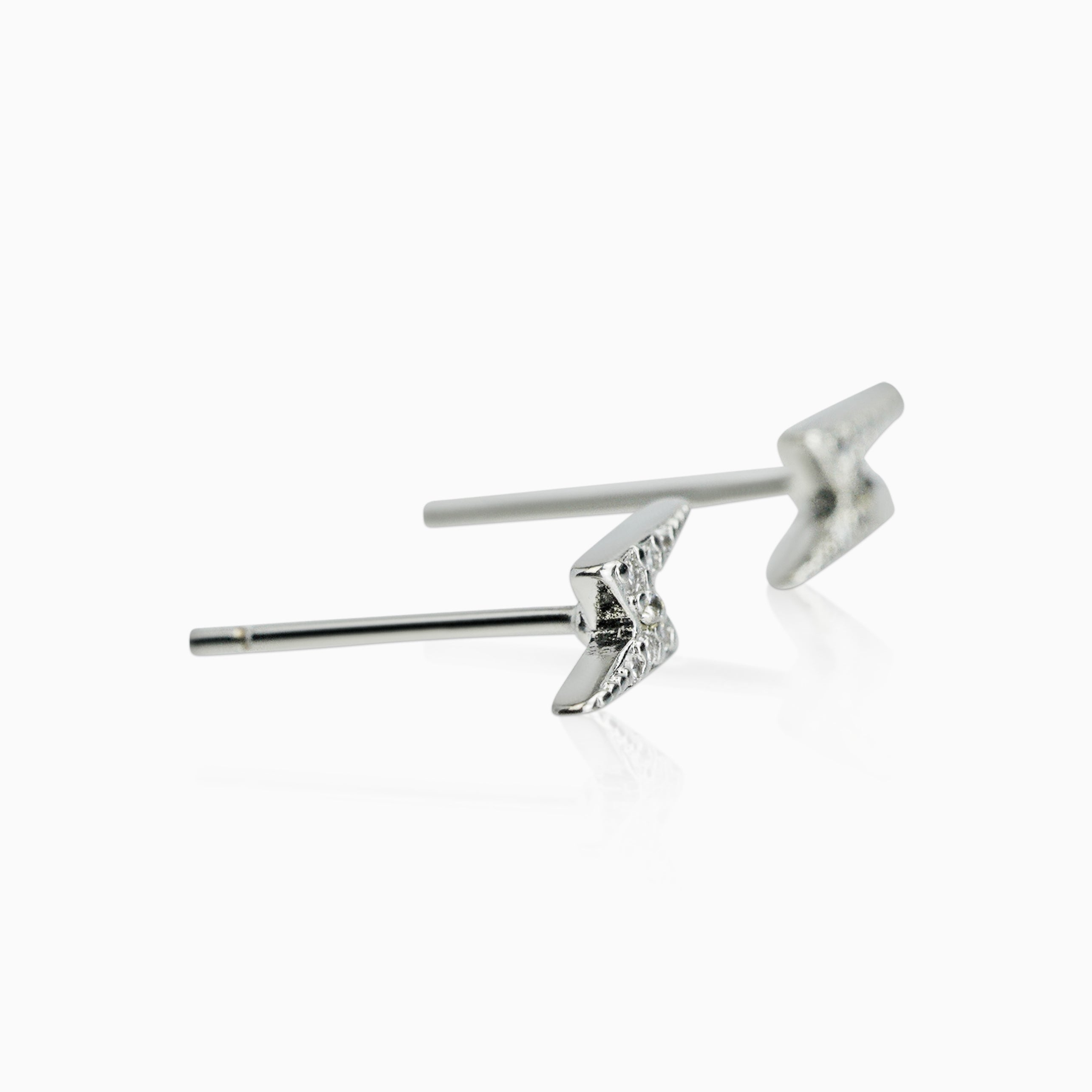 925 Silver Lightning Earrings