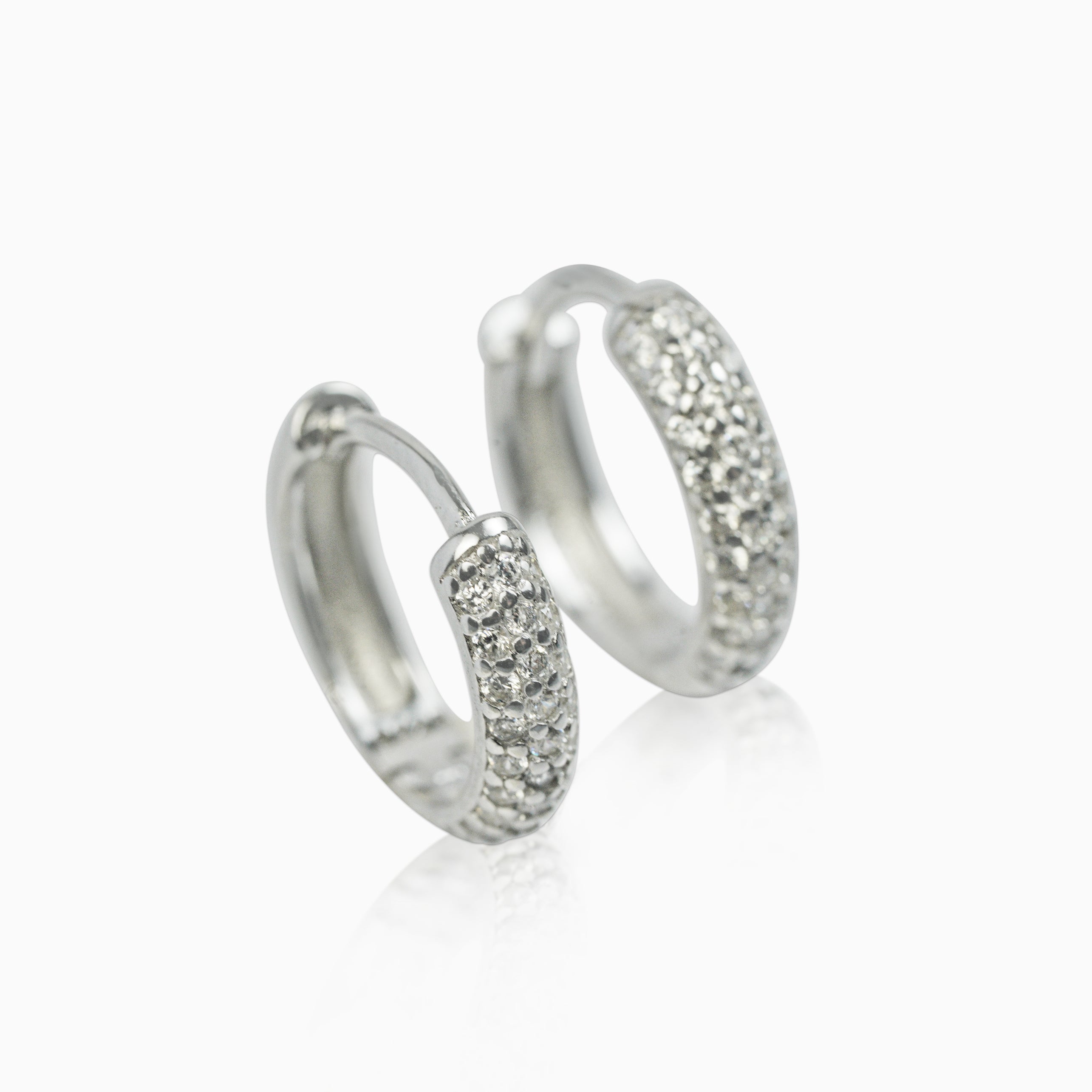 Pendientes Aros Ice Plata 925