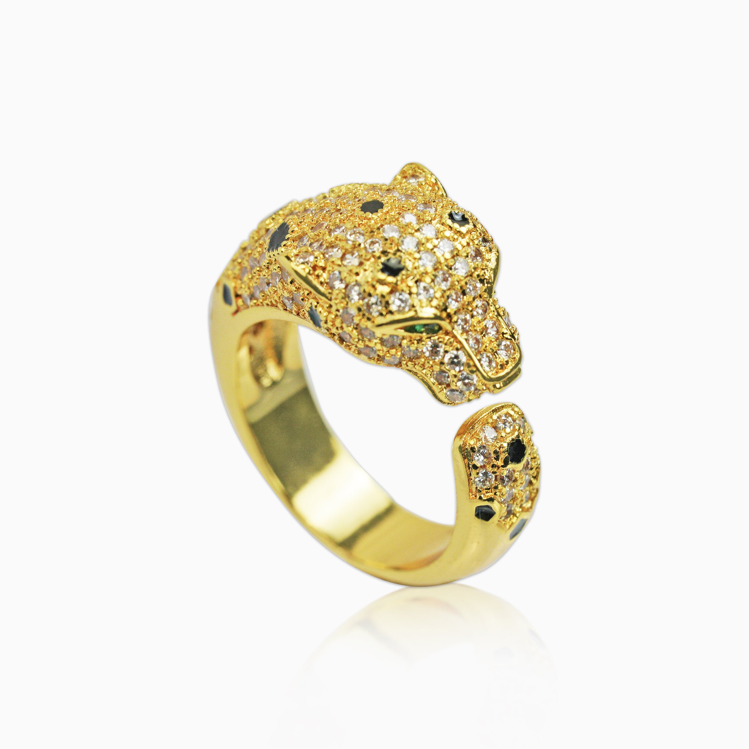 Anillo Pantera Ice Oro 18K
