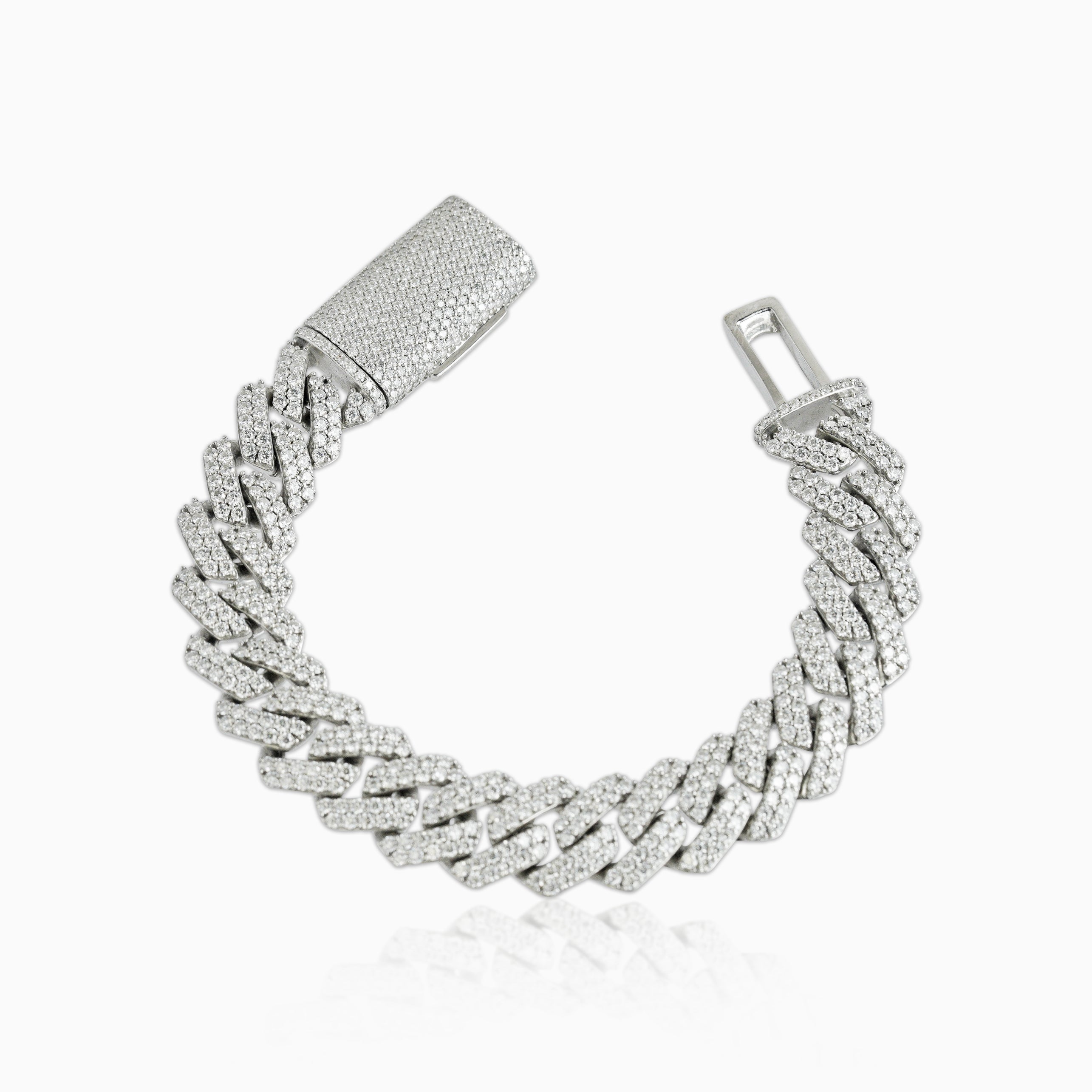 Brazalete Cubana Prong VVS 14mm