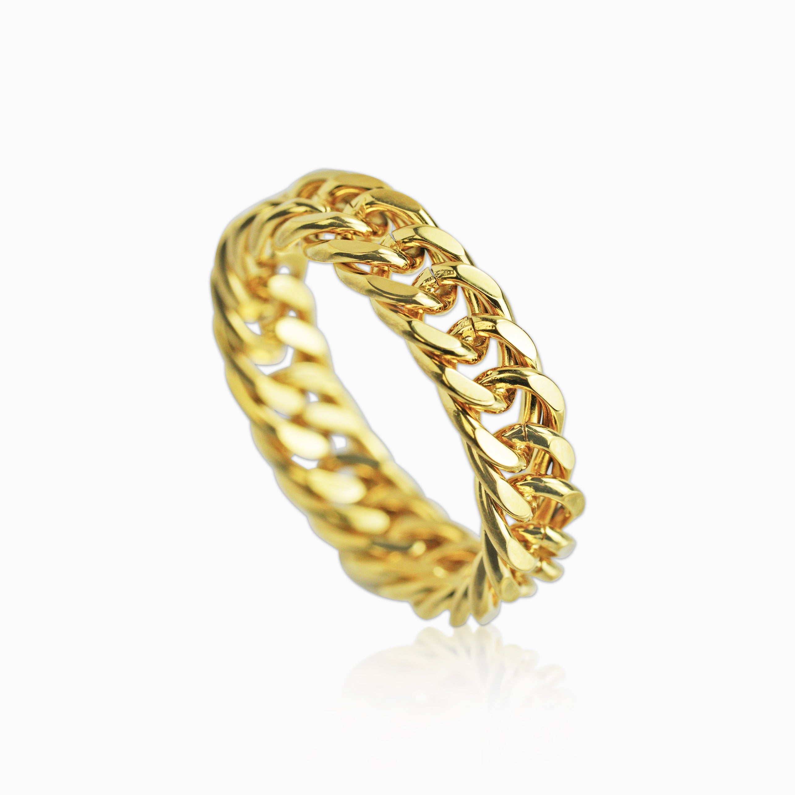 Anillo Cubana Oro 18K