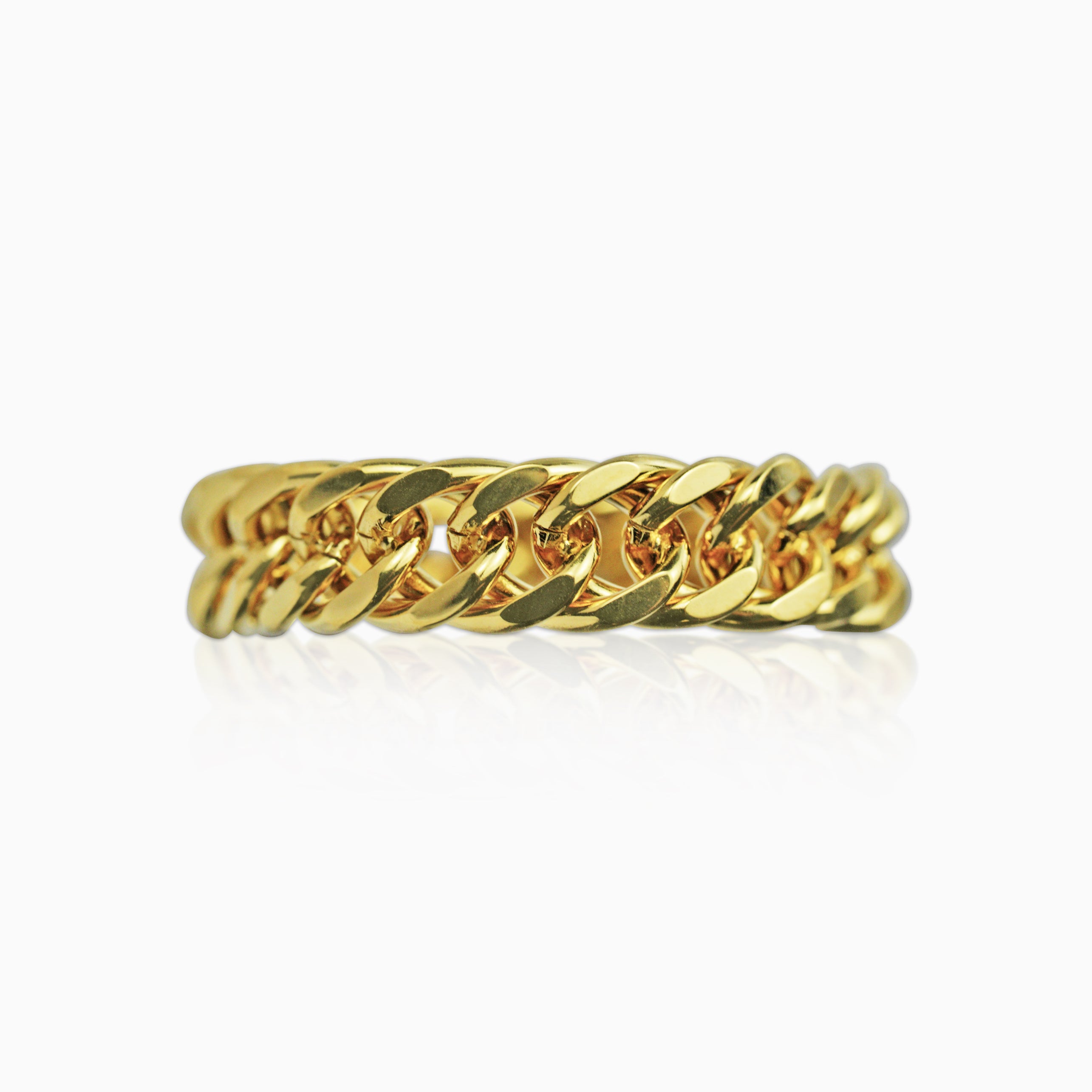 Anillo Cubana Oro 18K