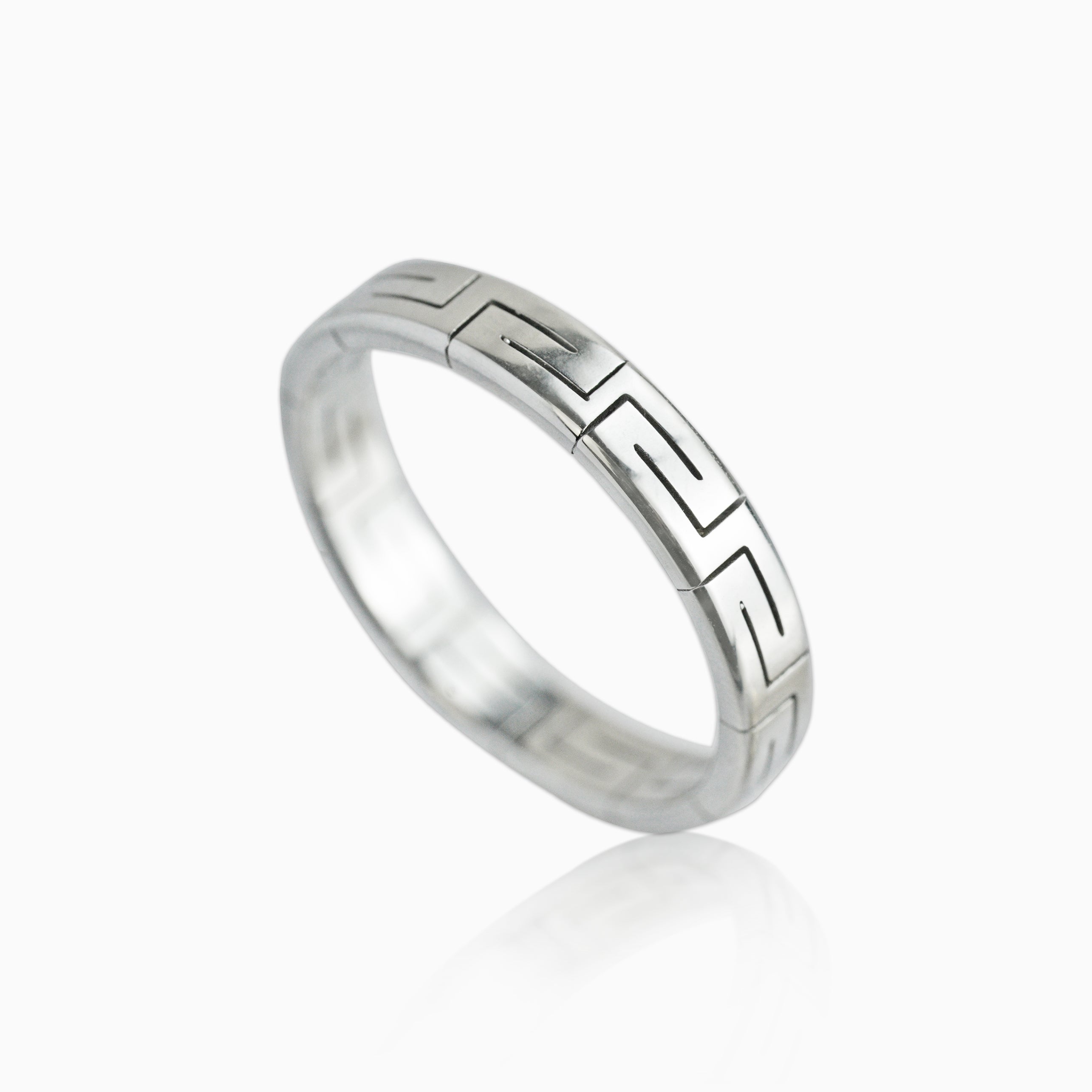 Anillo Barroco Oro Blanco