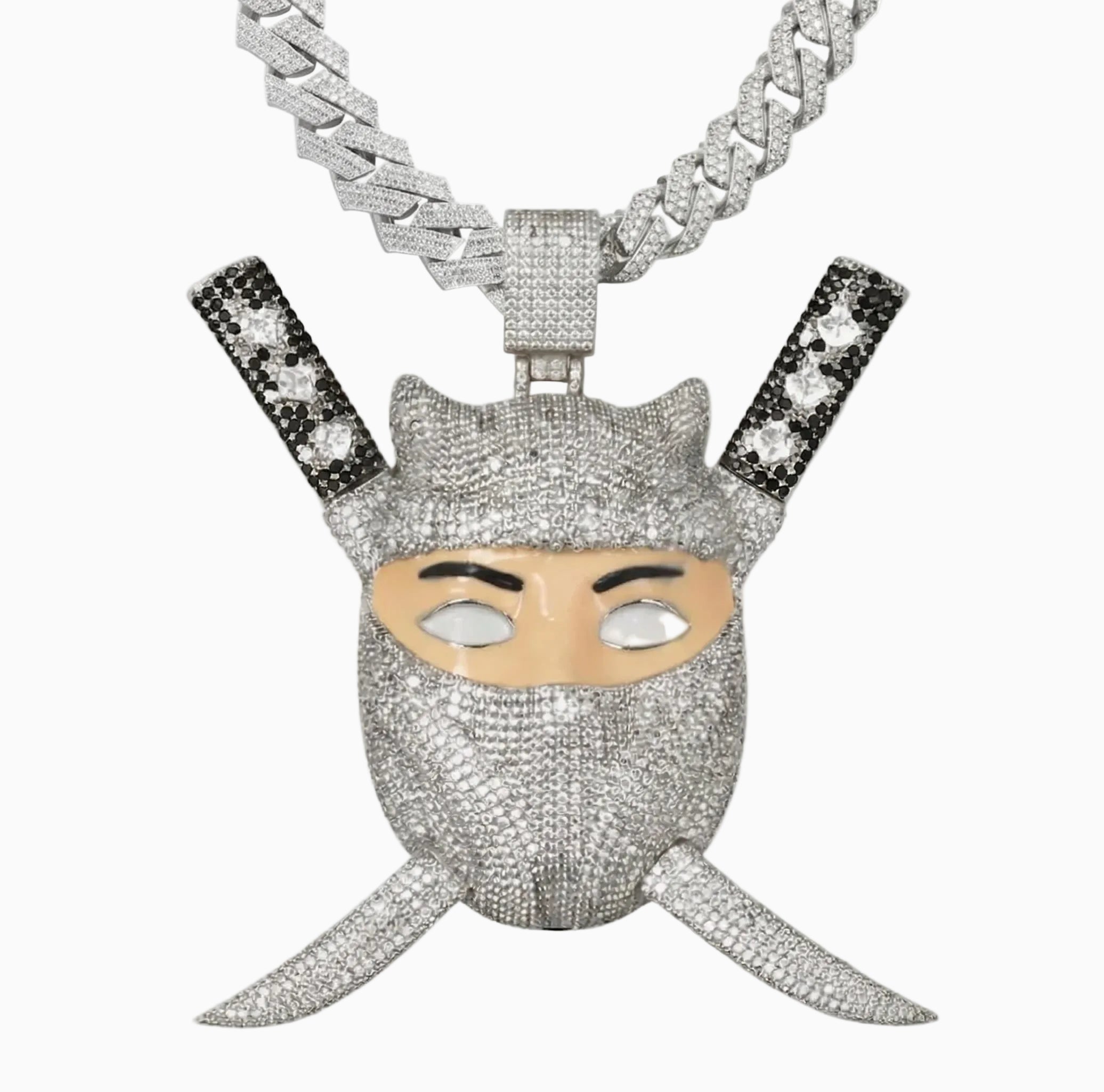 Ninja Pendant Limited Edition White Gold