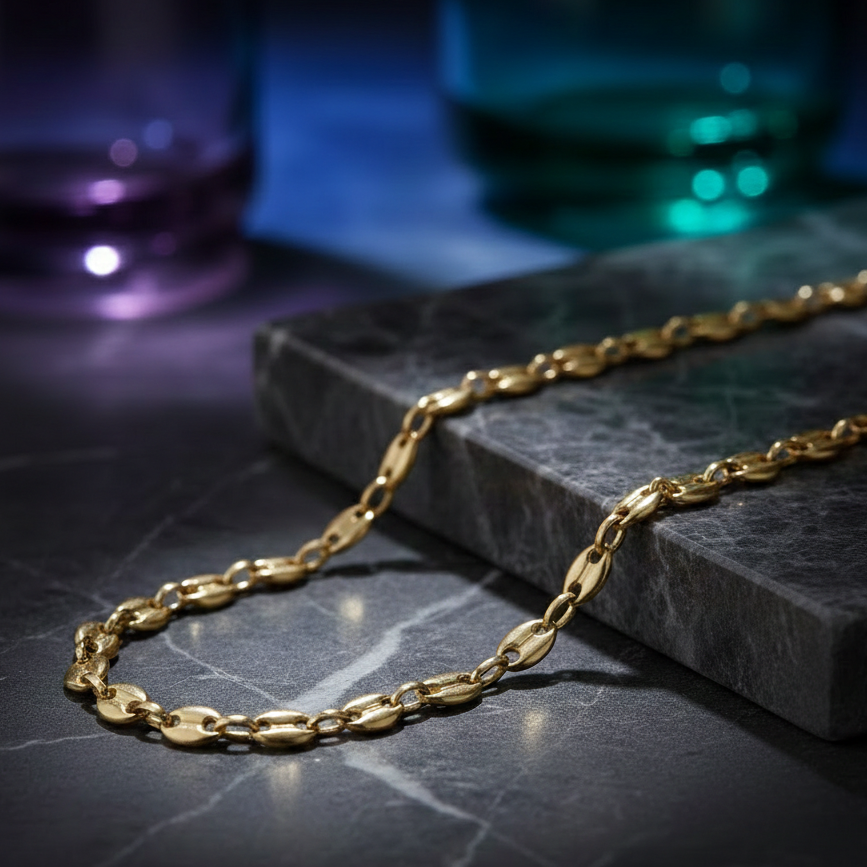 Cadena Gucci Link 11 Mm Oro 18K