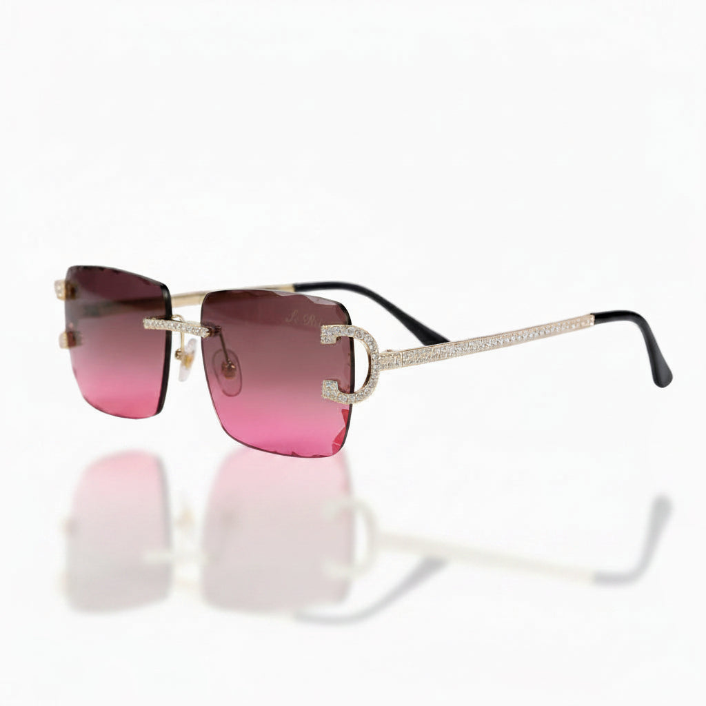 Gafas Rose Ice, vista de tres cuartos