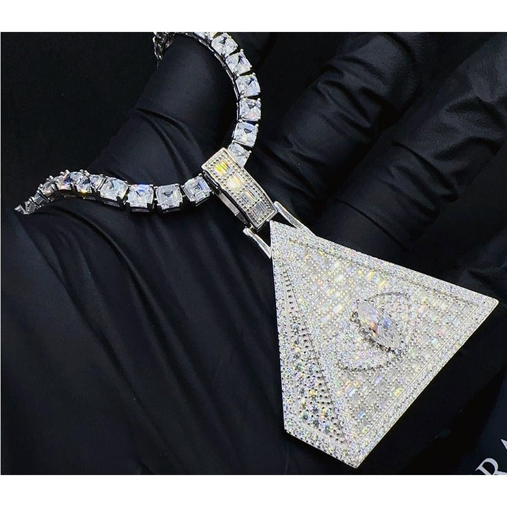 Colgante Illuminati Oro Blanco