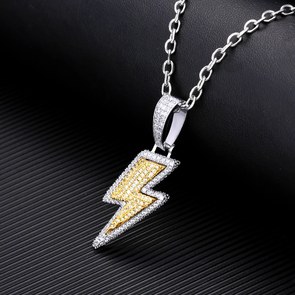 Colgante Rayo Two Tone