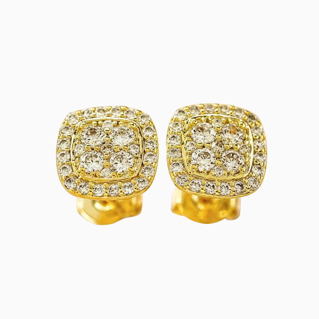 Pendientes Luxury Oro 18K