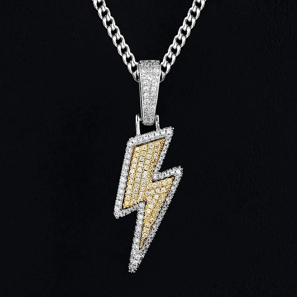 Colgante Rayo Two Tone