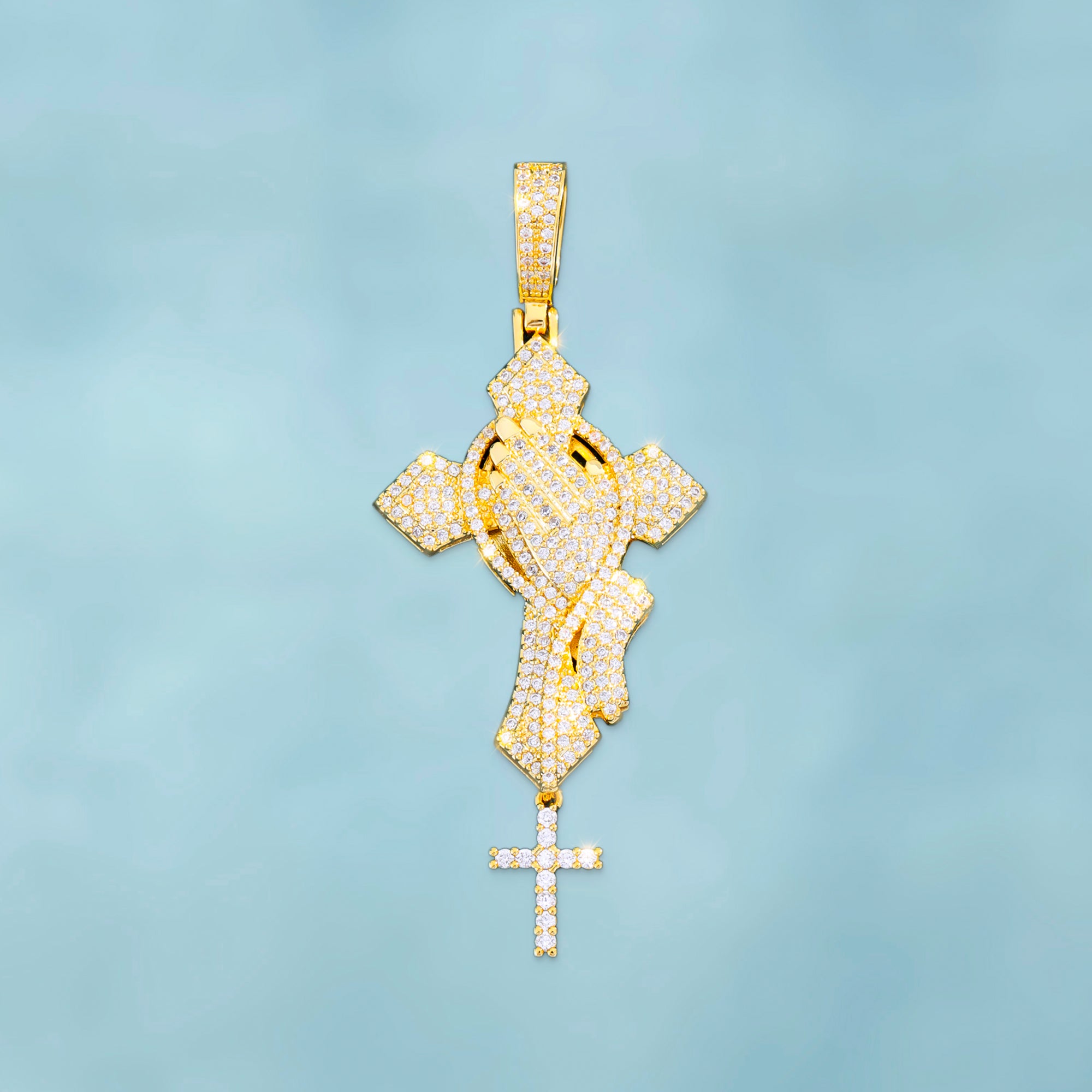 Colgante Ice Cross Oro 18K