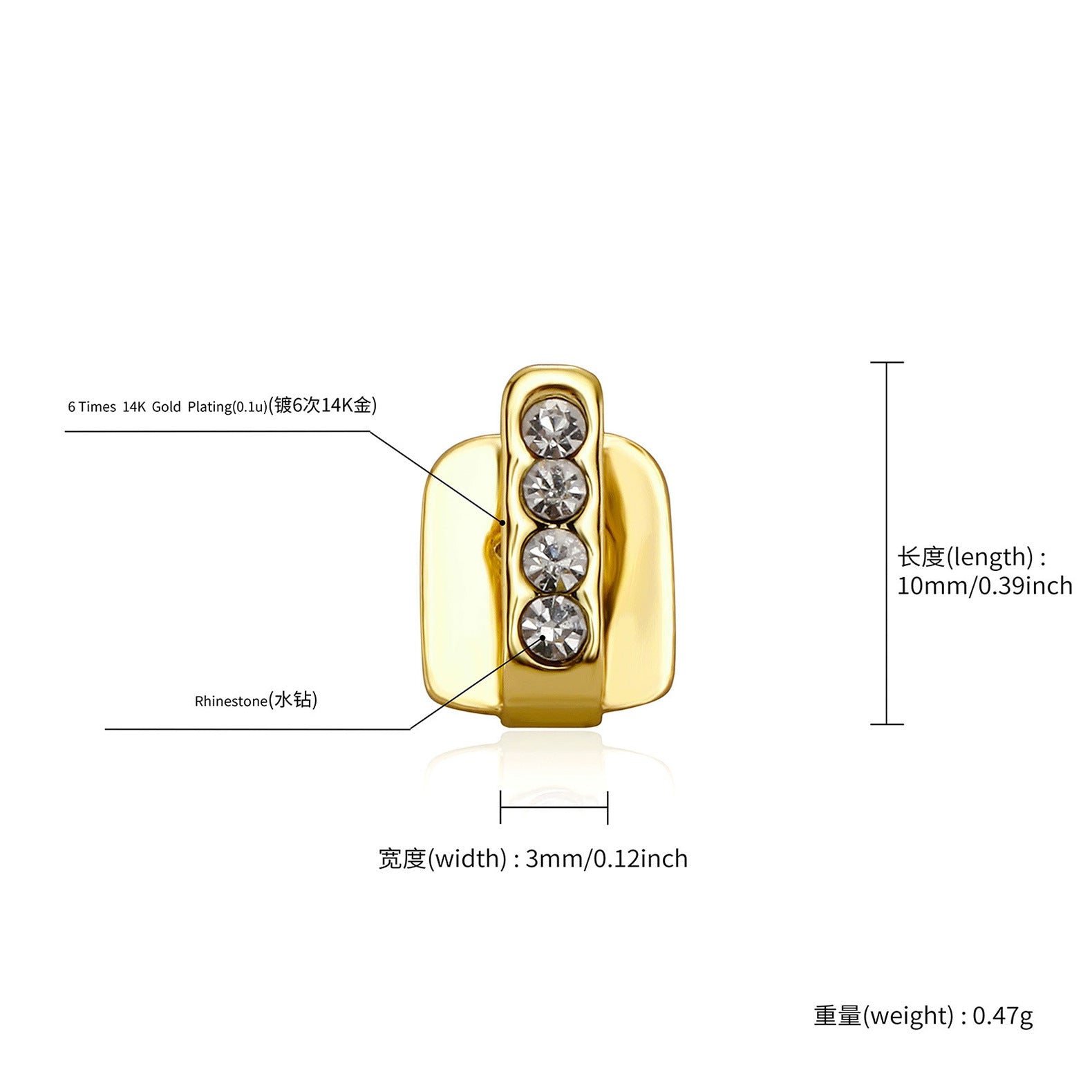 Gap Grillz Oro 18K