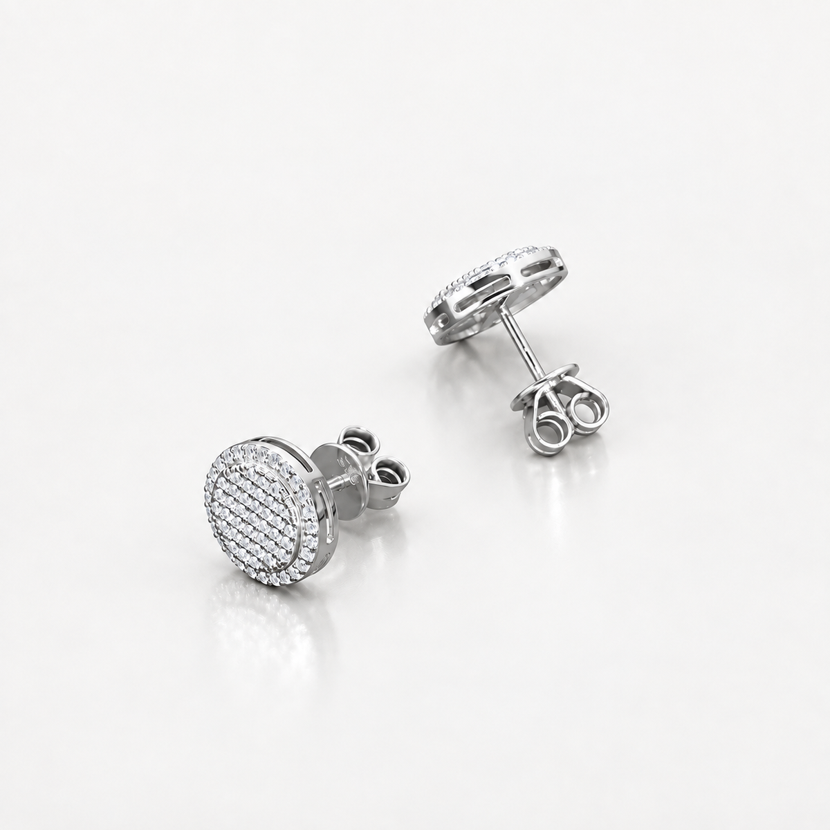 Superstar VVS Moissanite Earrings – 925 Sterling Silver