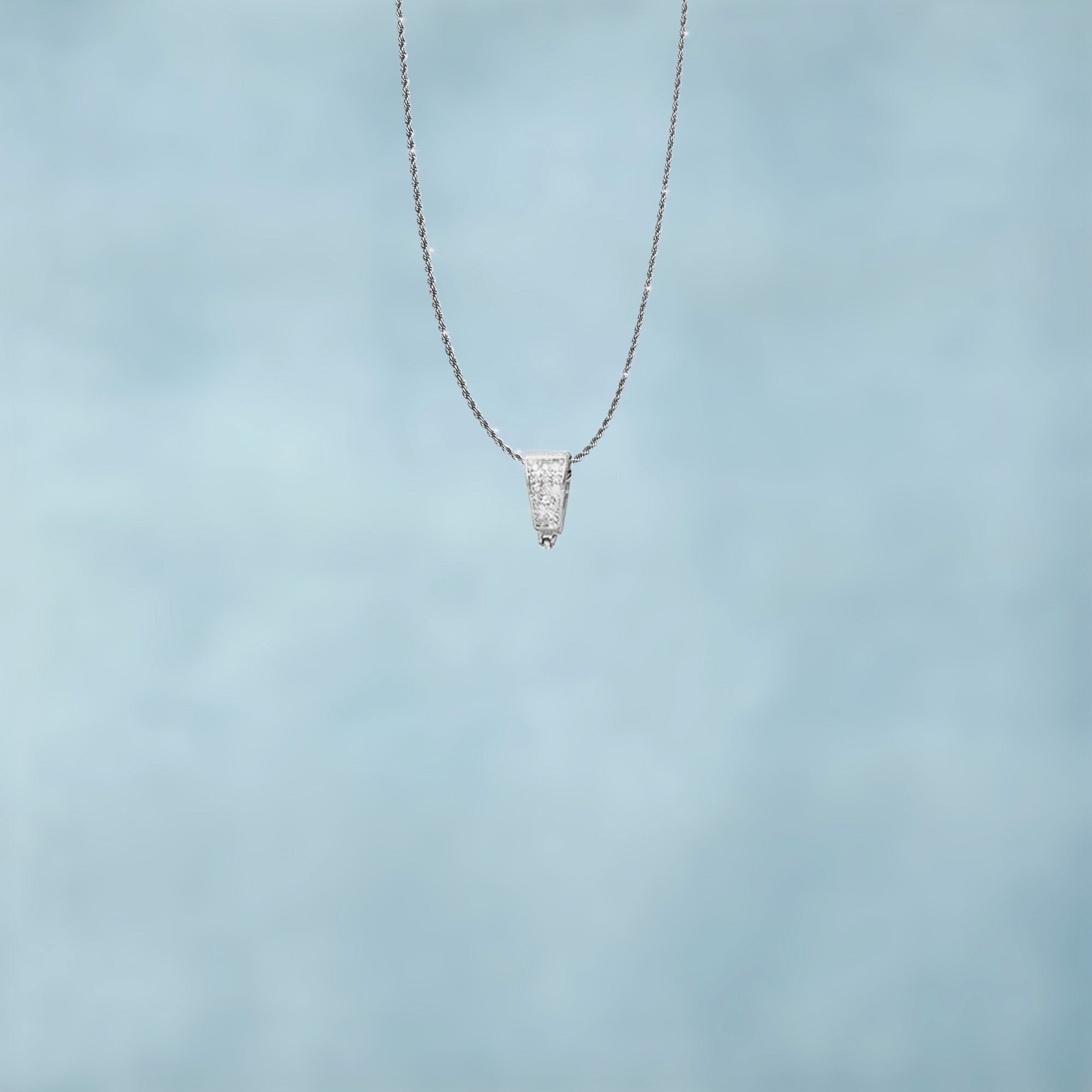 Colgante Personalizado Elegant Baguettes Oro