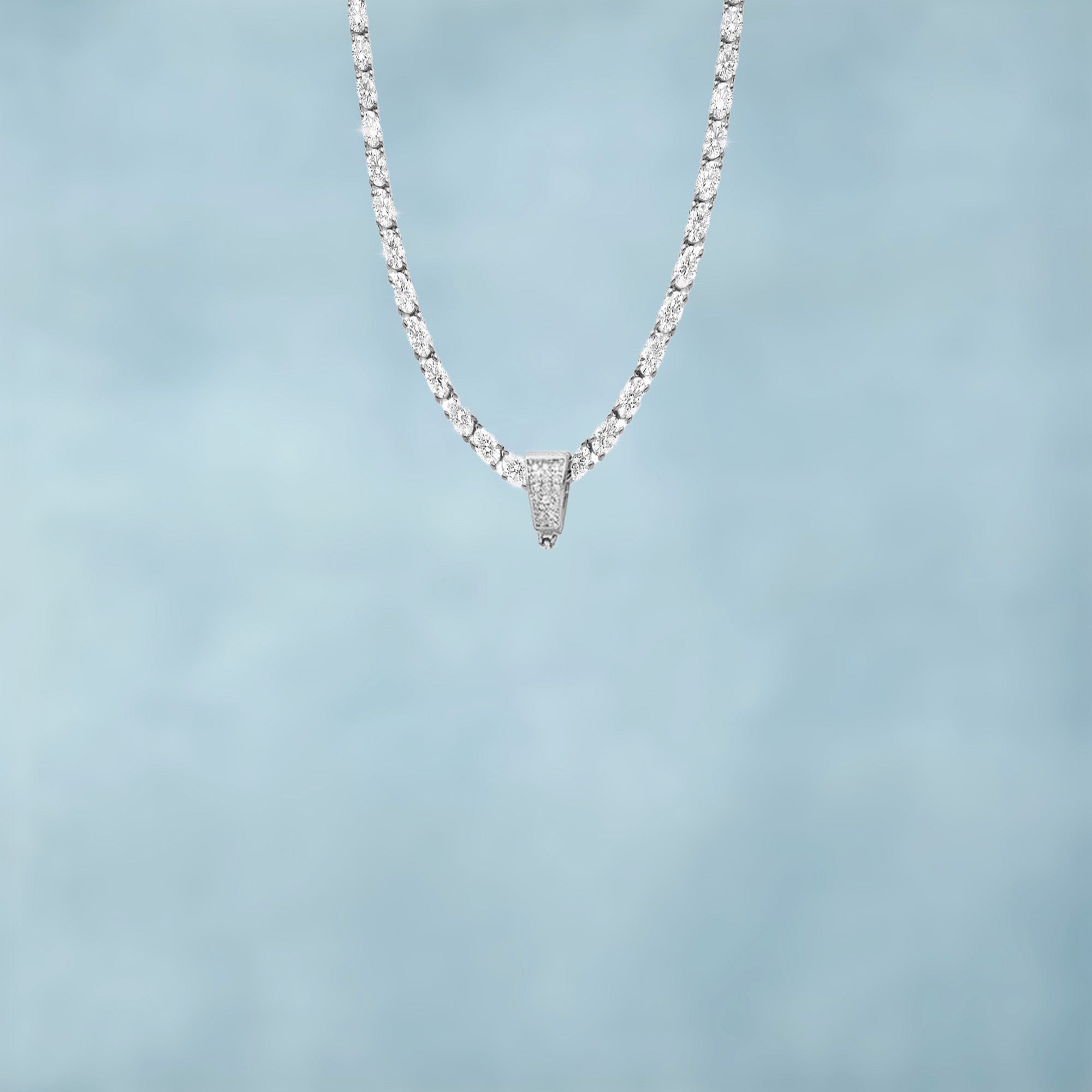 Colgante Personalizado Elegant Baguettes Oro