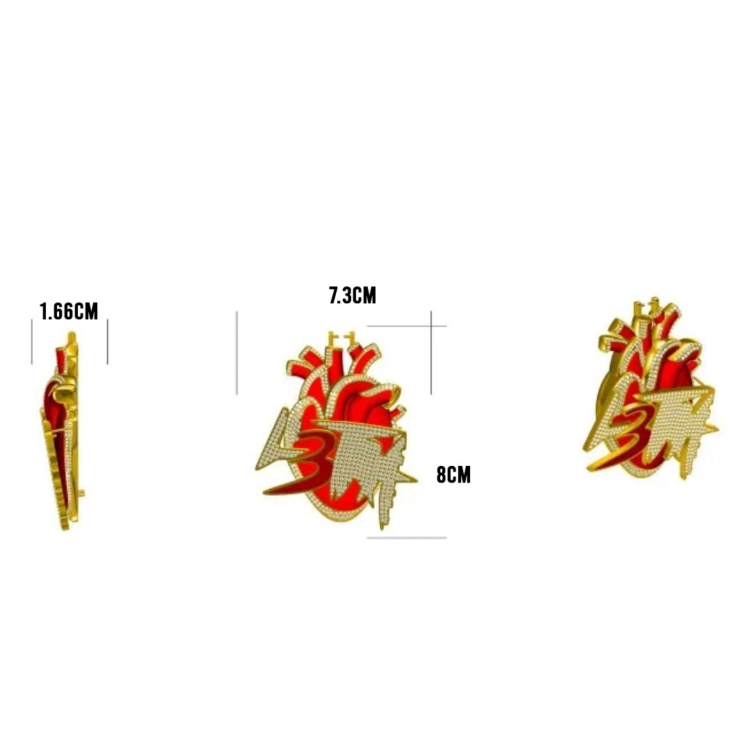 Colgante L3tra Pequeño Oro 18K