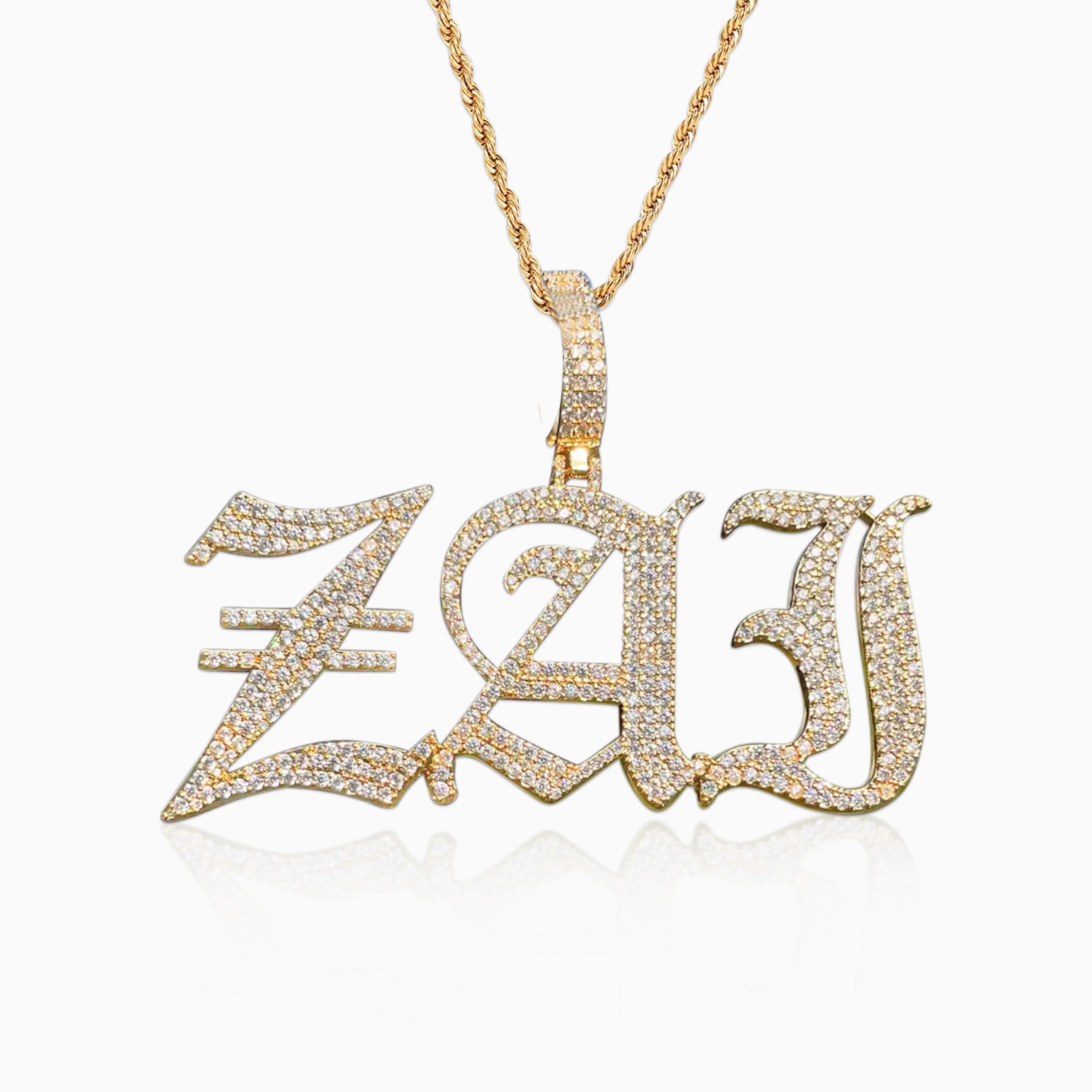 Personalized "TRAPSTAR" pendant | Style #4