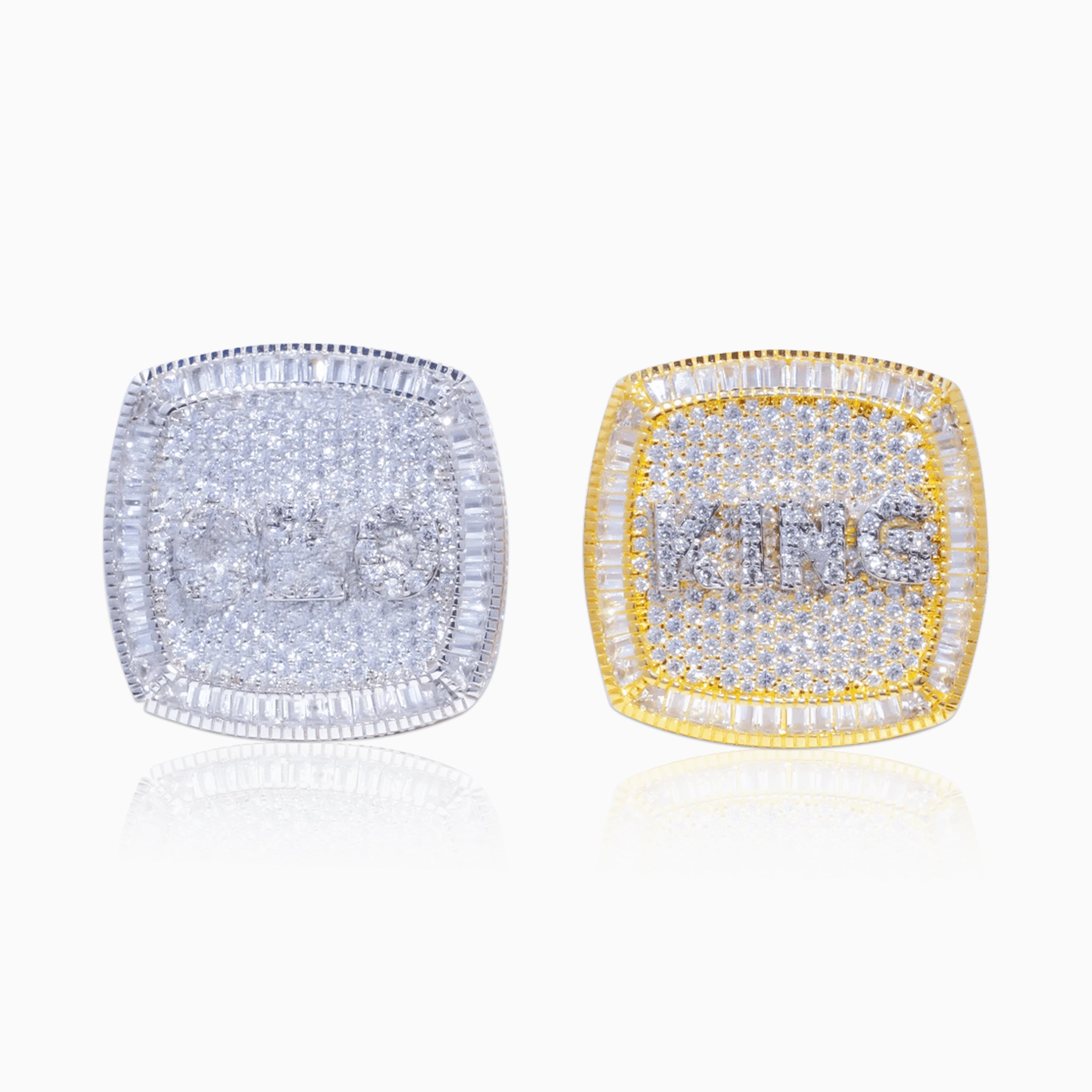 Anillo Personalizado Baguettes Oro