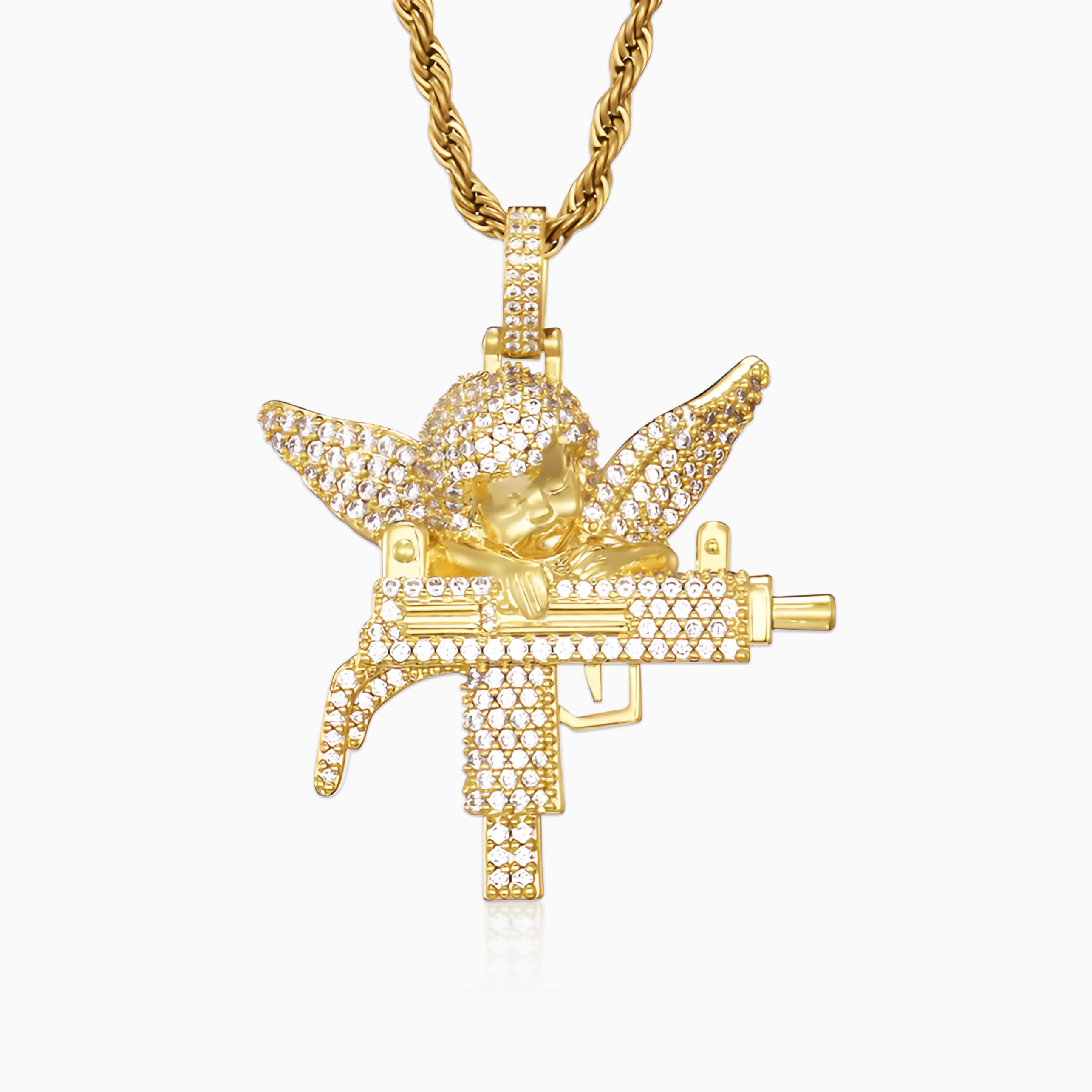 Colgante Uzi Angel Oro 18K