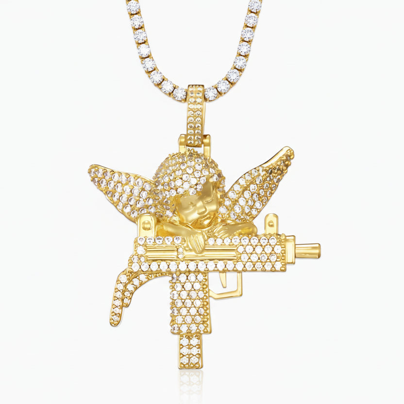 Colgante Uzi Cupido Oro 18K