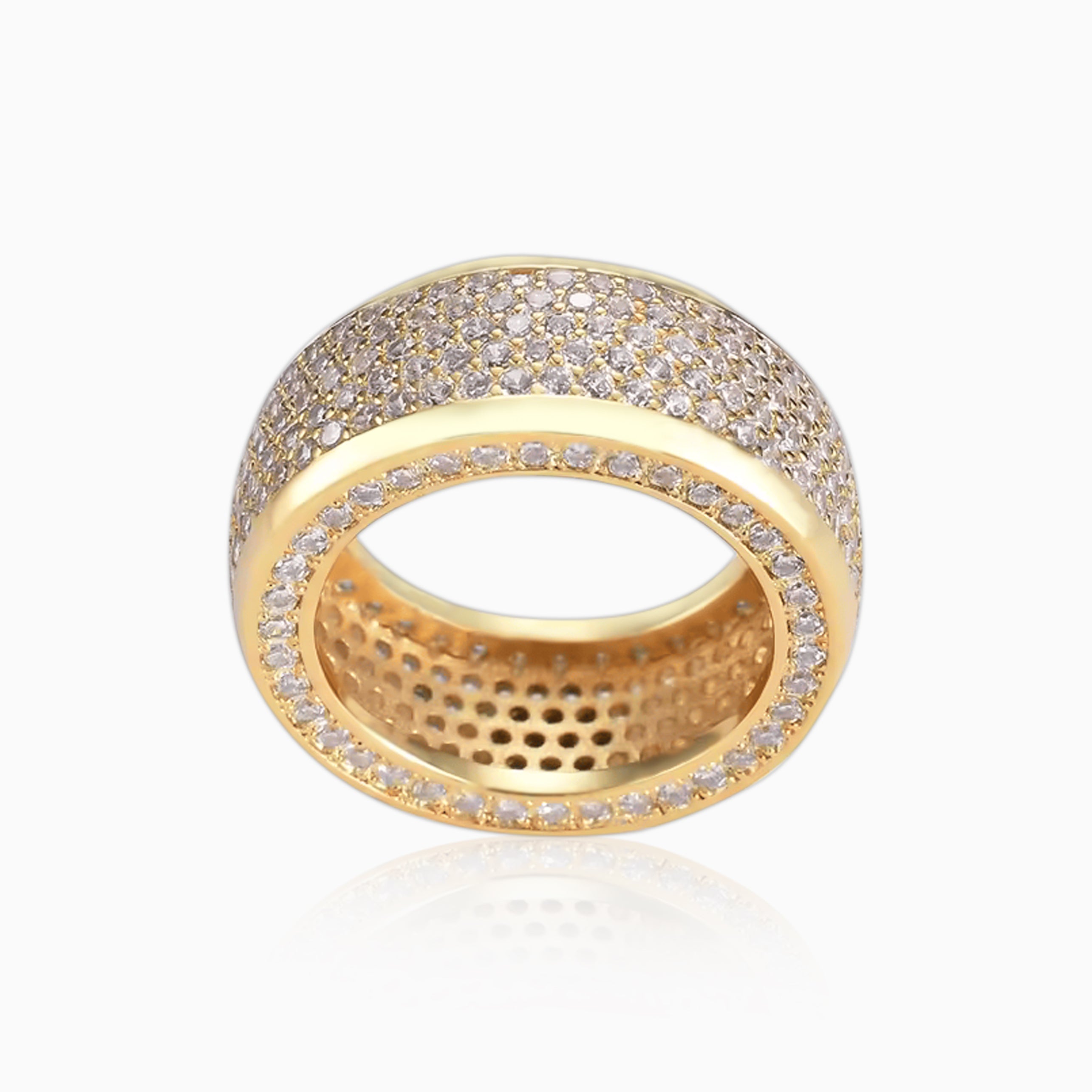 Anillo Ice Band Deluxe Oro 18K