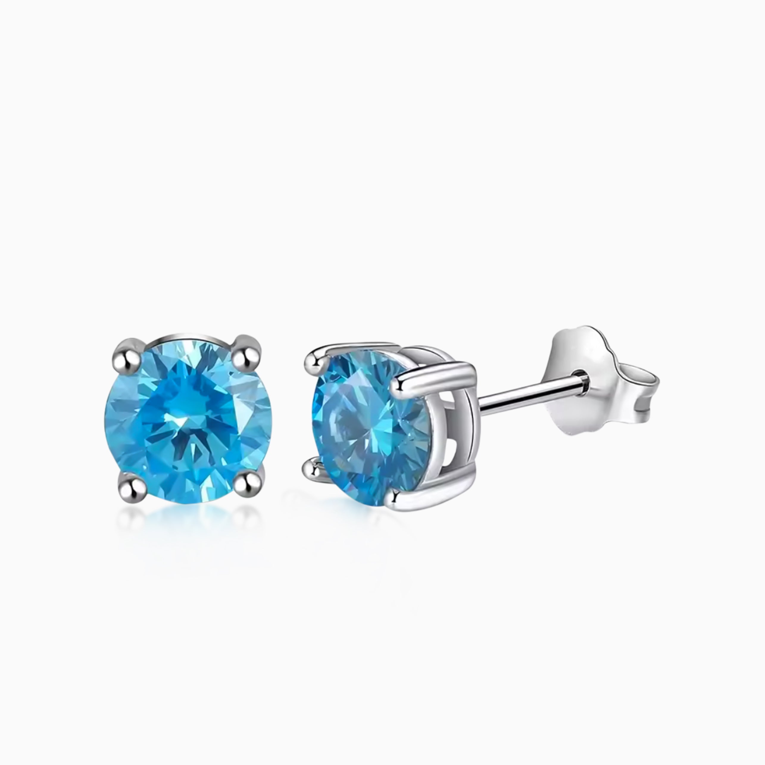 Pendientes Blue Sky Plata 925