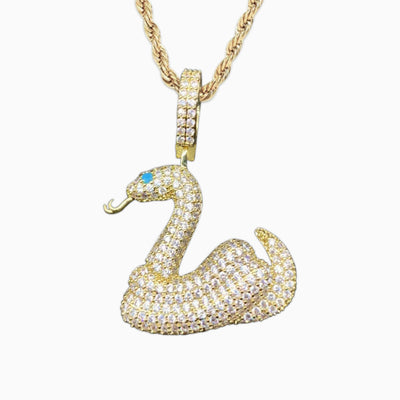 Snake Pendant – 18K Gold